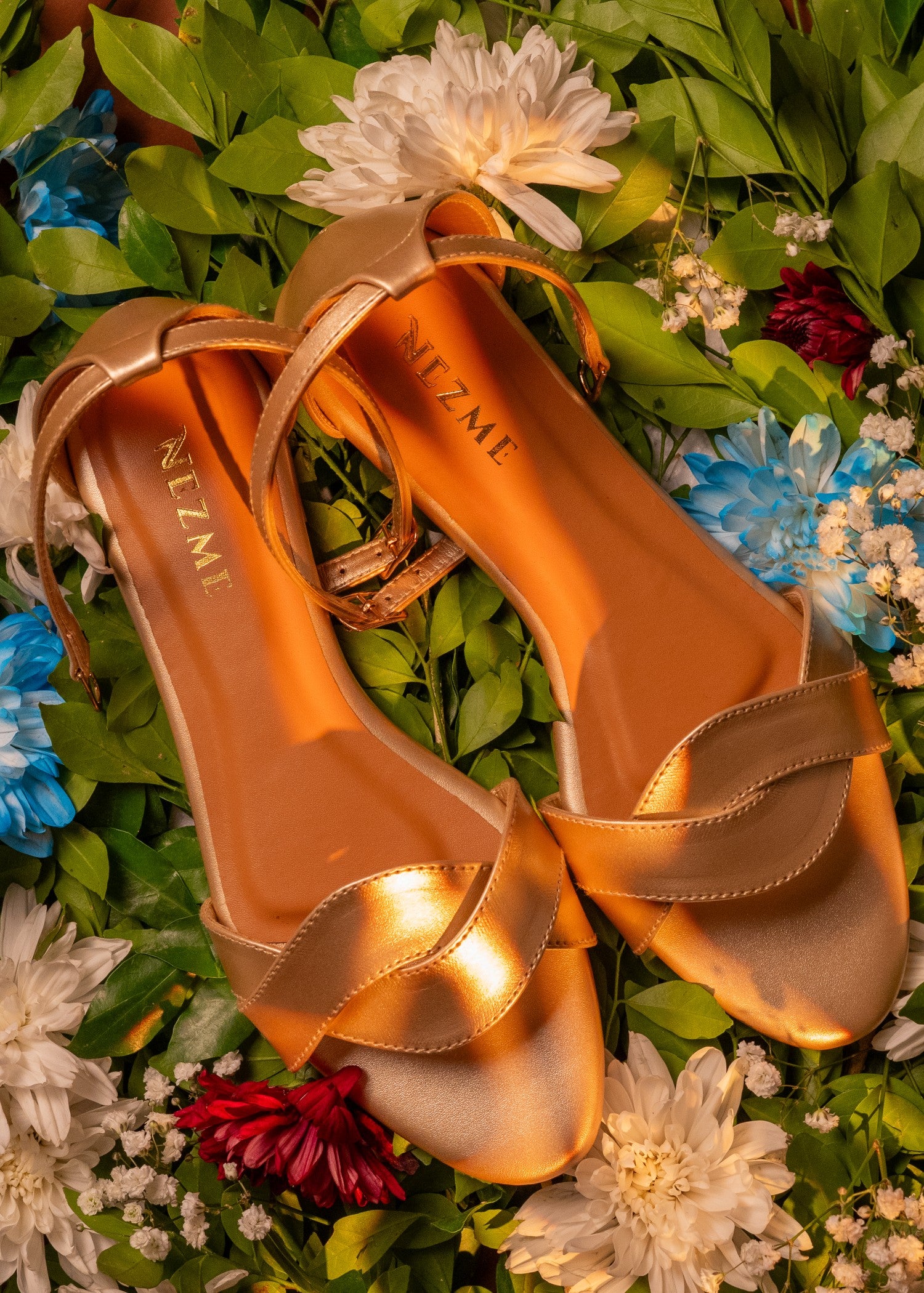 Sandals in Gold by - High Quality Women Sandals UMM8288