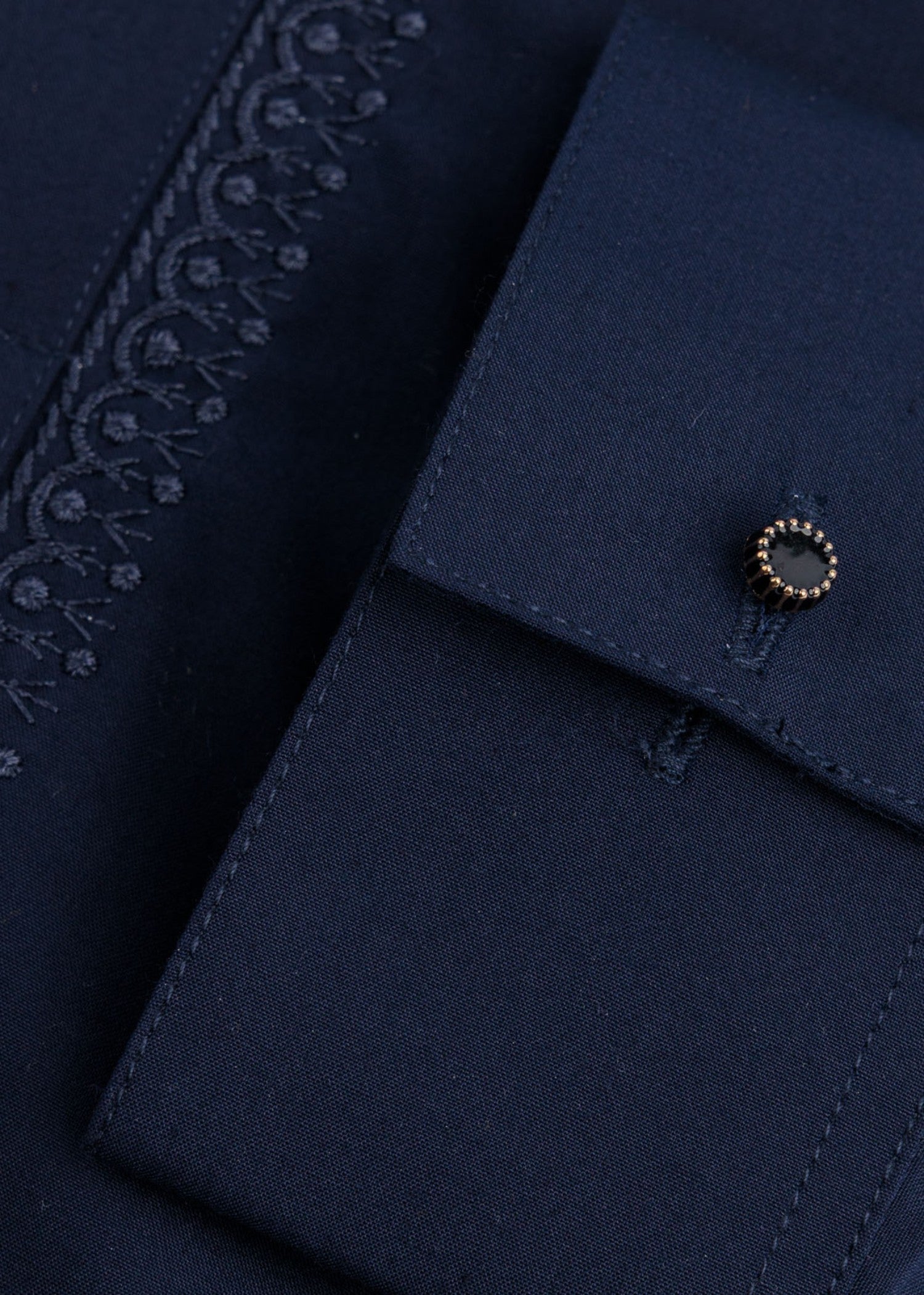 wash & wear Kurta Set in Navy blue