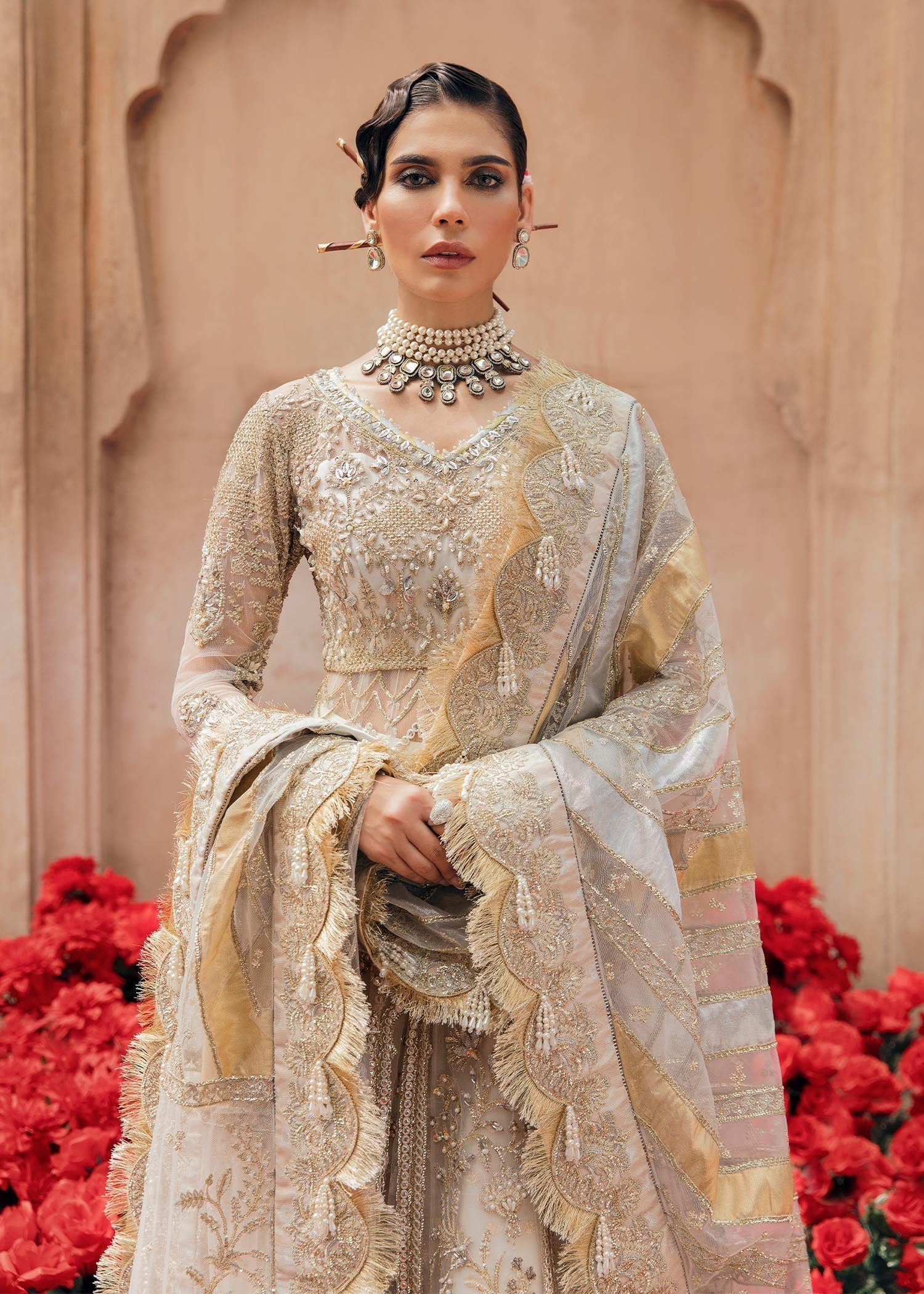 net Maxi in Off-white