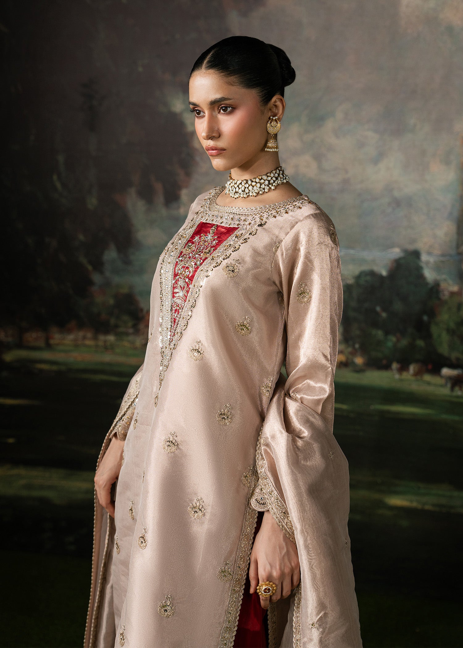 viscose Kurta Set in Multi