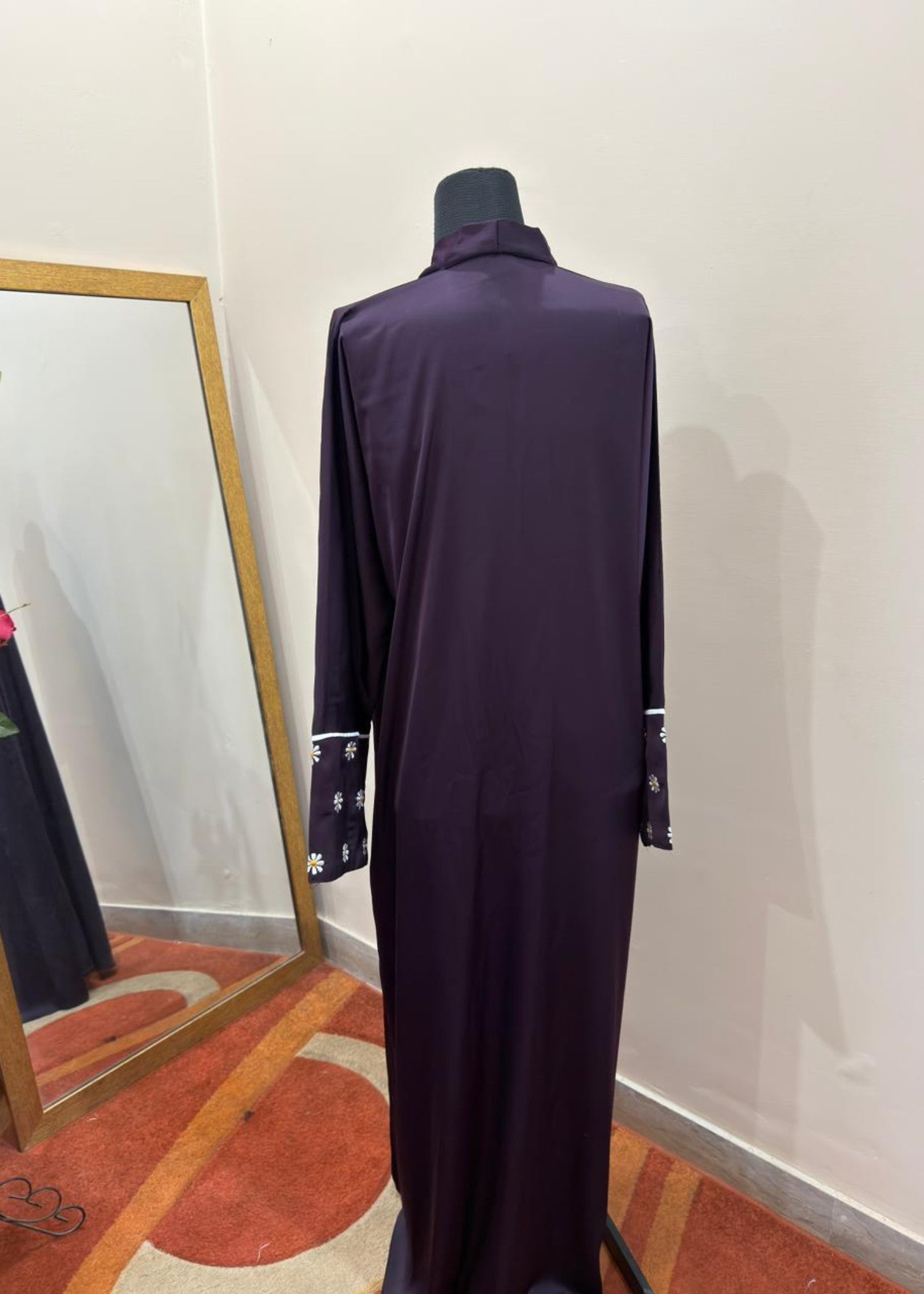 nidha Abaya in Royal lilac