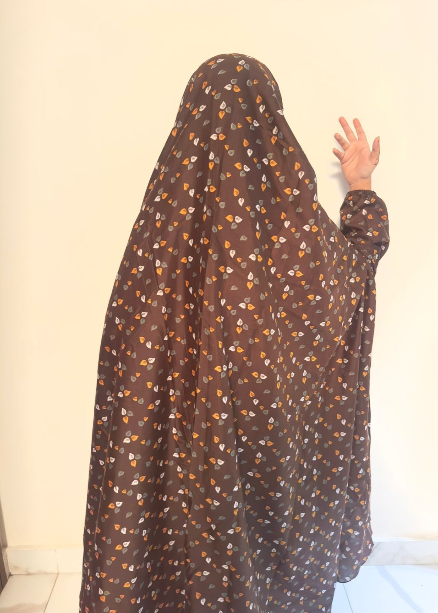 lawn Chaddar in Chocolate brown
