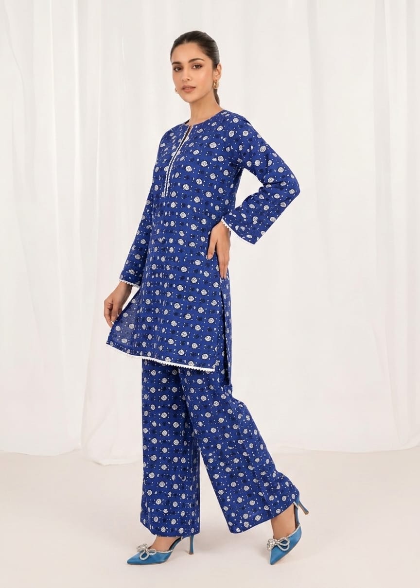 linen Co Ord Sets in Midnight blue