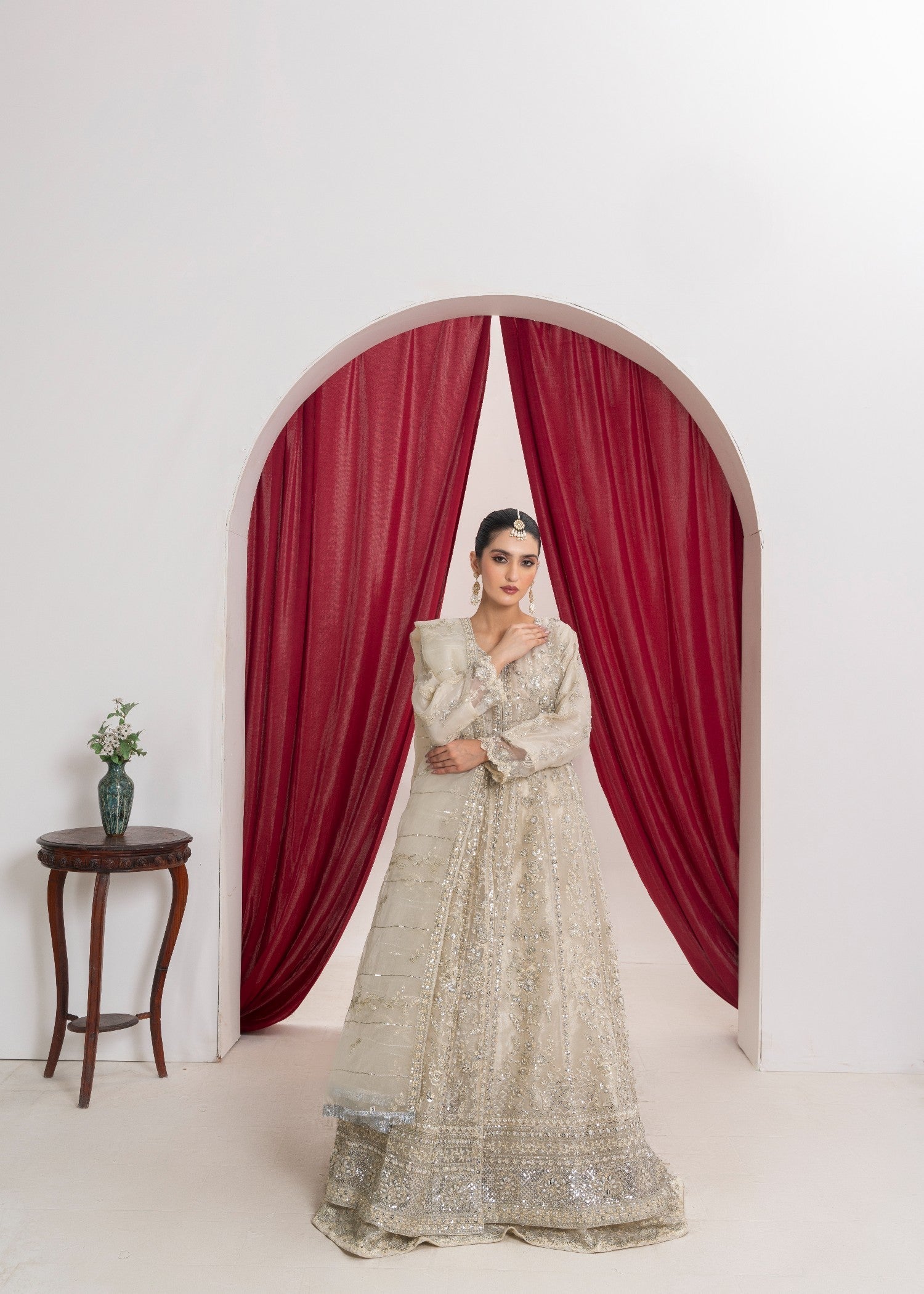 organza Maxi in Ivory