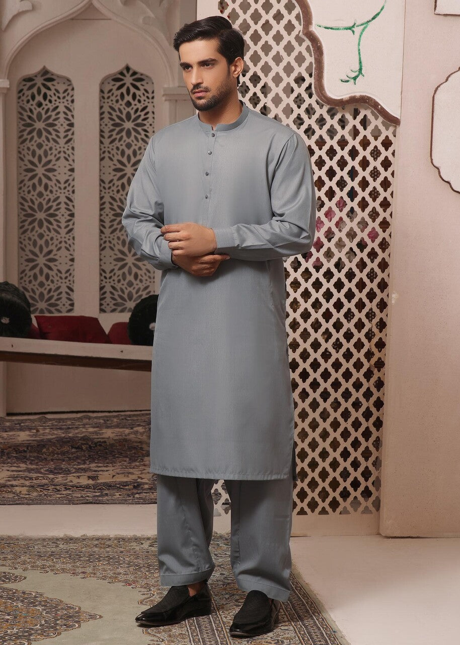 wash & wear Waistcoat in Slate grey