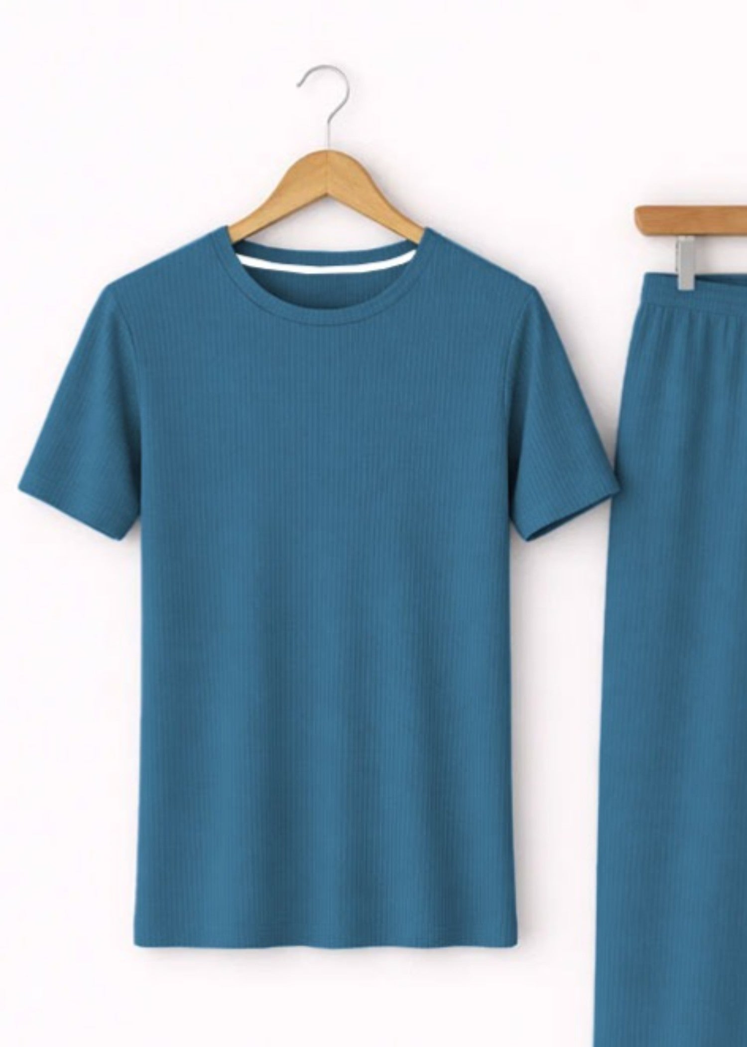 jersey knit Tracksuit in Steel blue
