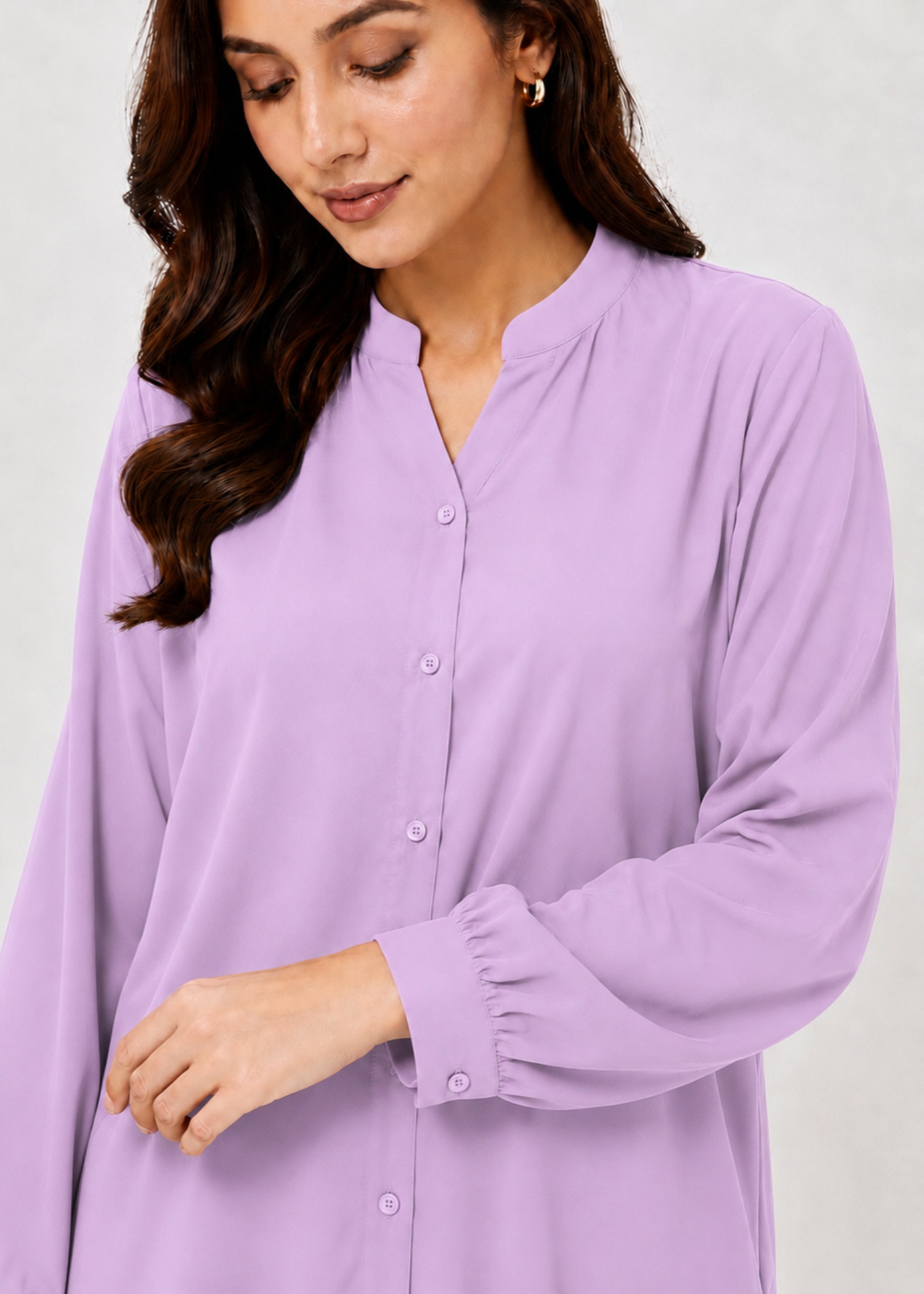 linen Co Ord Sets in Lilac