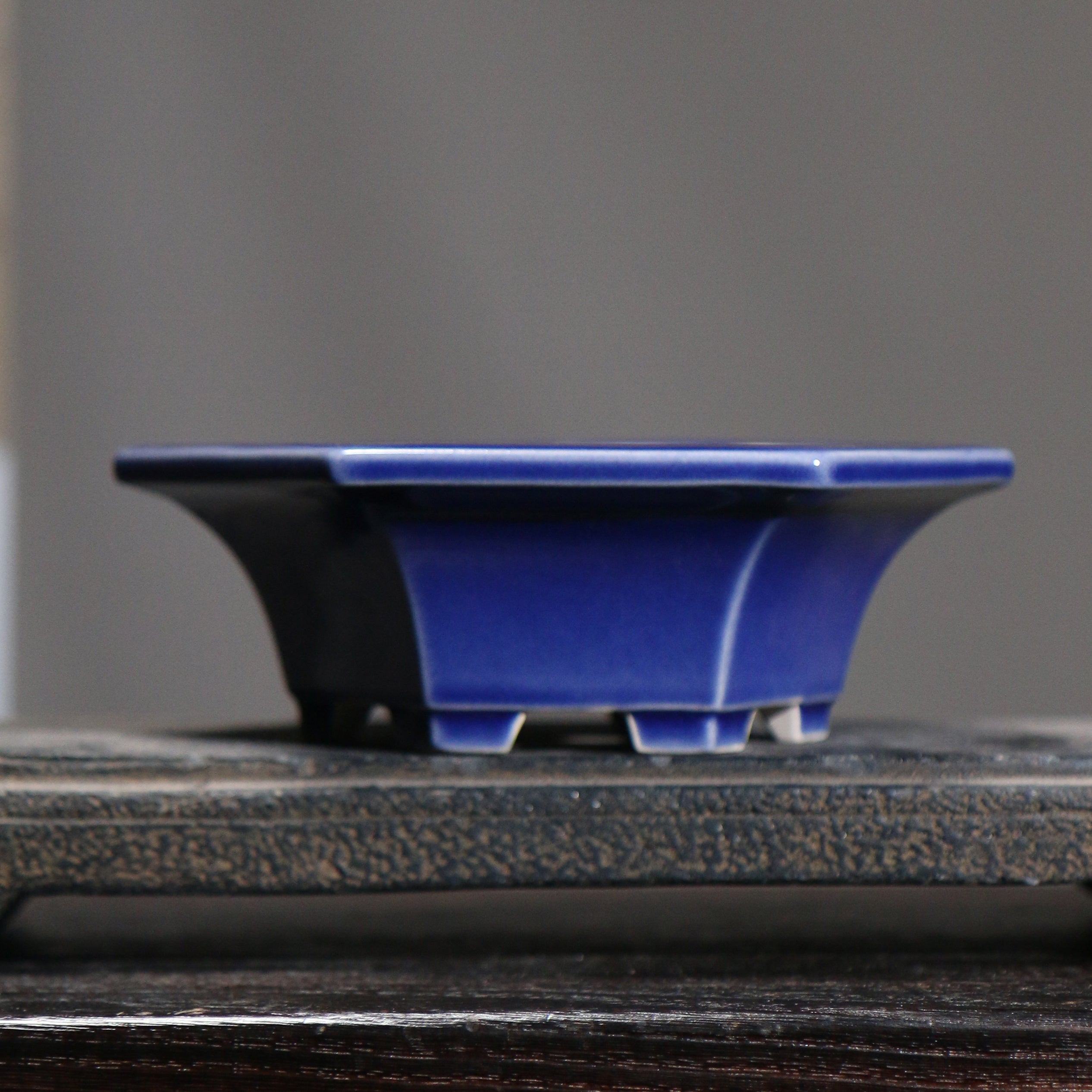 Purple Sand Flowerpot Ceramic Bonsai Basin Hexagonal Desktop Small Basin