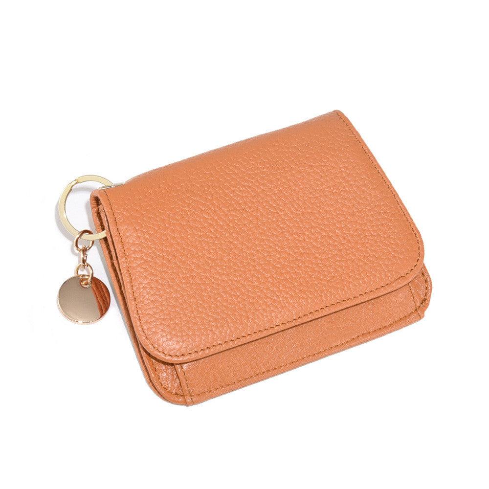 Fashion Cowhide Small Cute Zipper Coin Purse