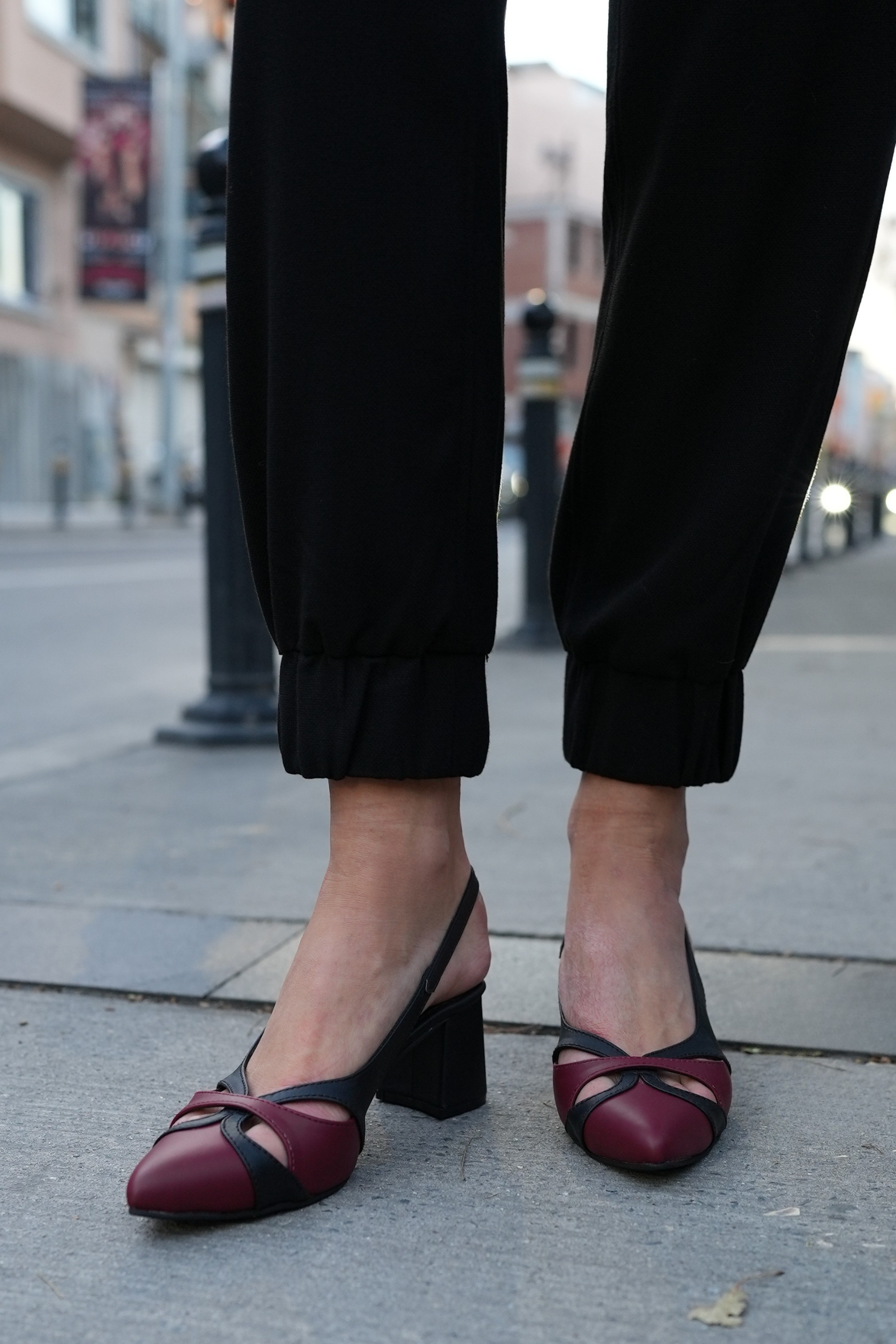 Heels in Maroon by - High Quality Women Heels STS4434