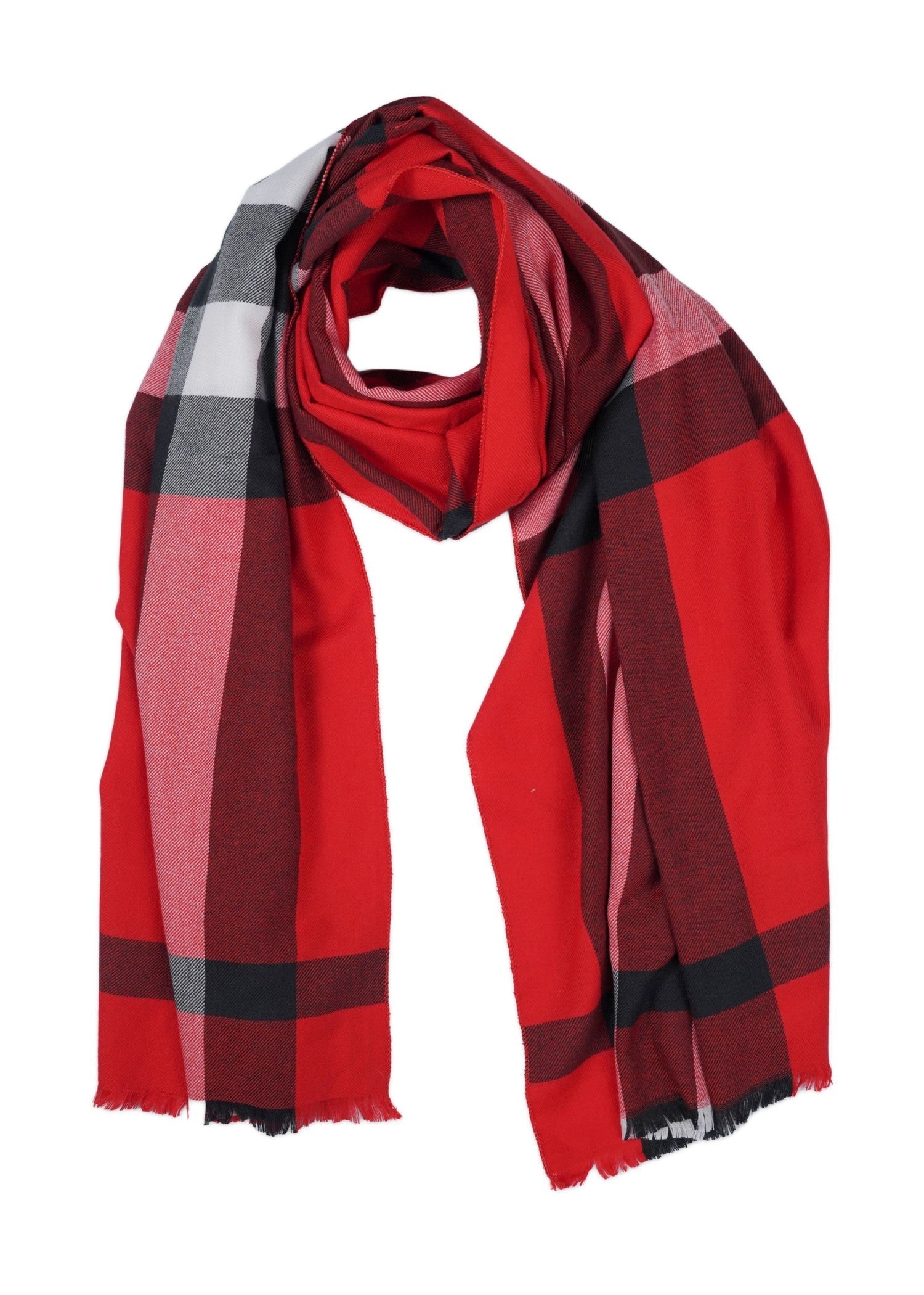 viscose Hijab in Imperial red
