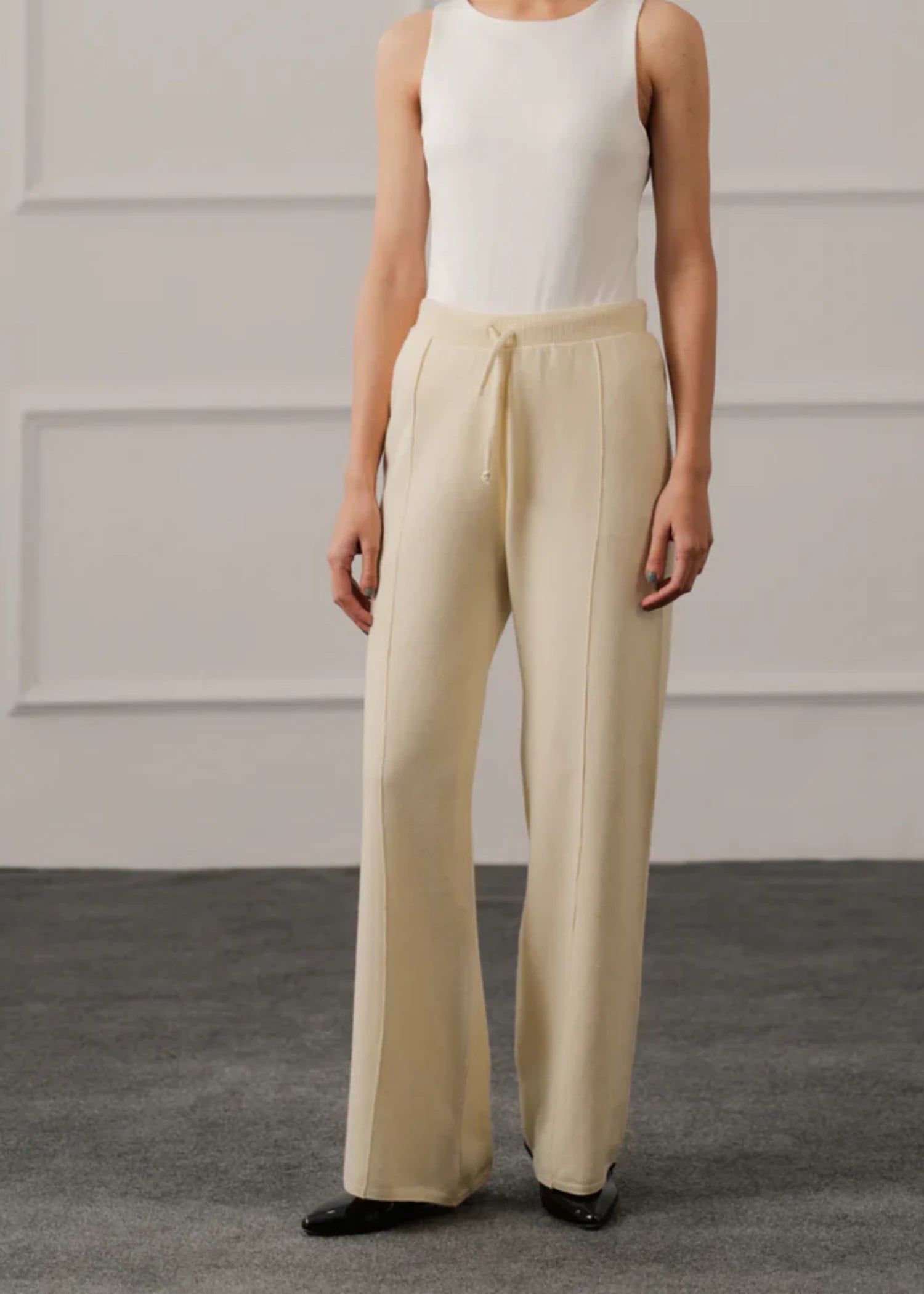 cotton Trousers in Cream