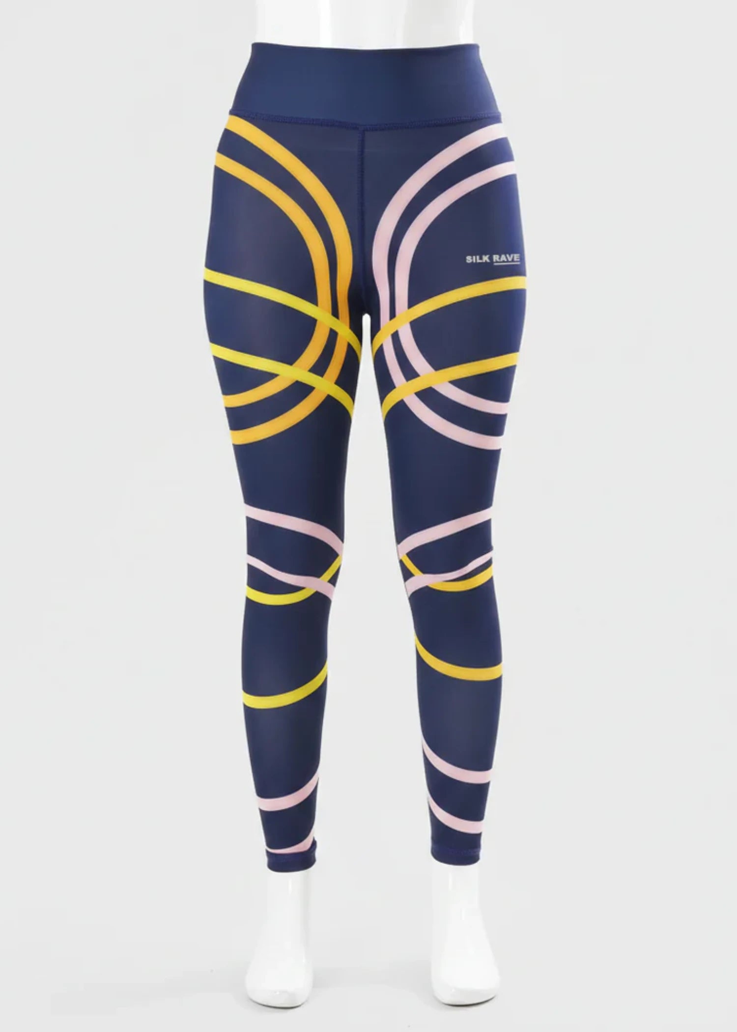 polyester Leggings in Navy blue