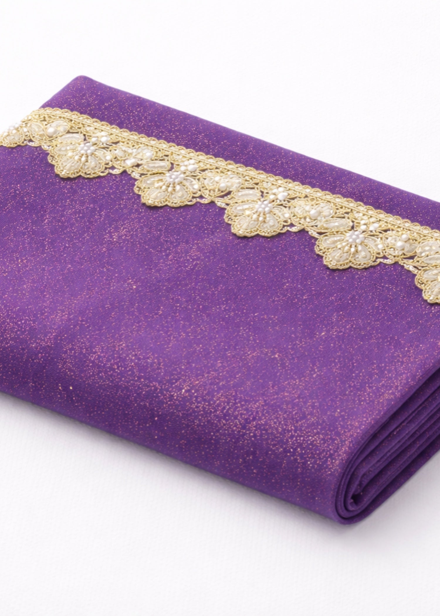 georgette chiffon Hijab in Grape