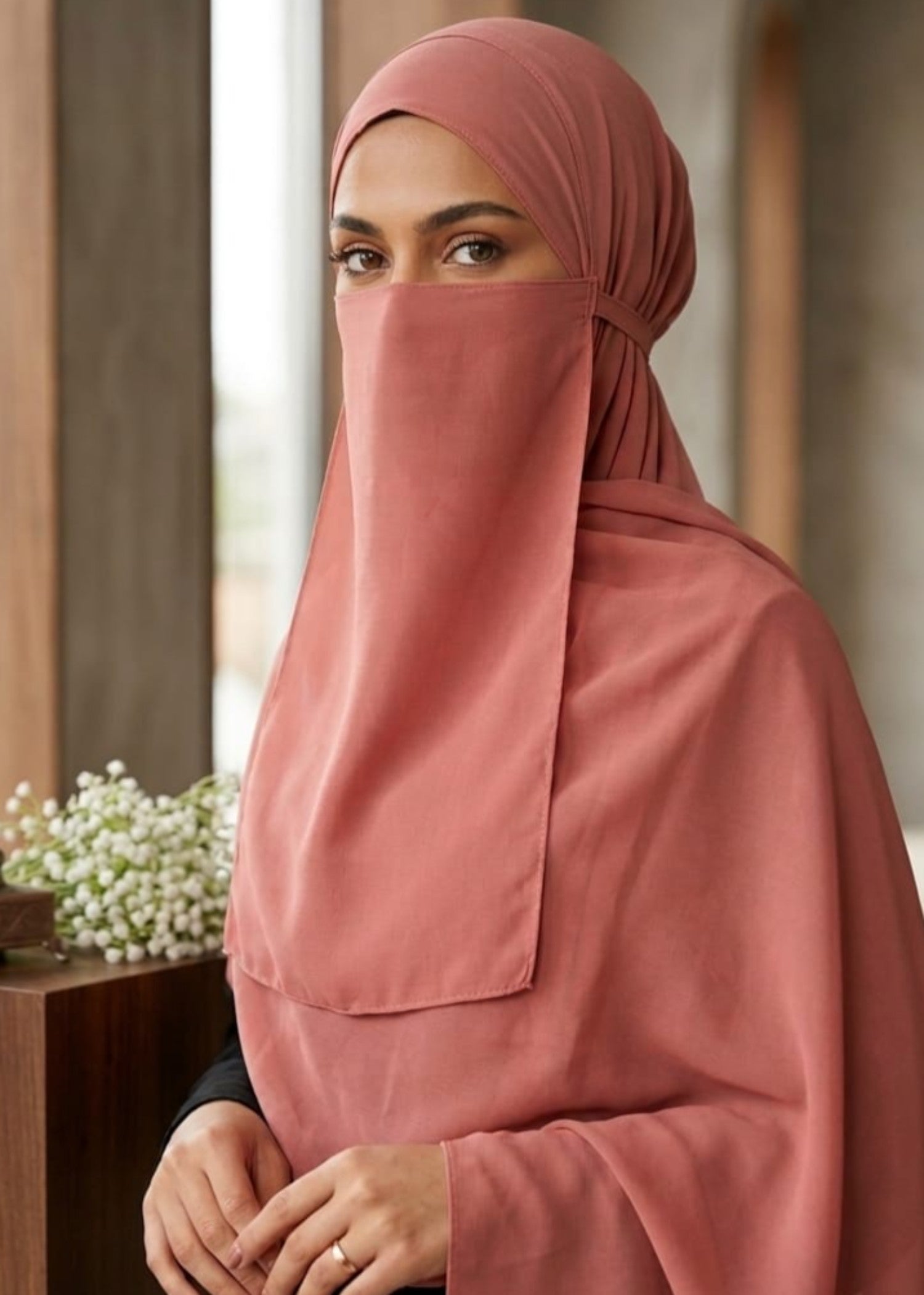 georgette Veil in Pink