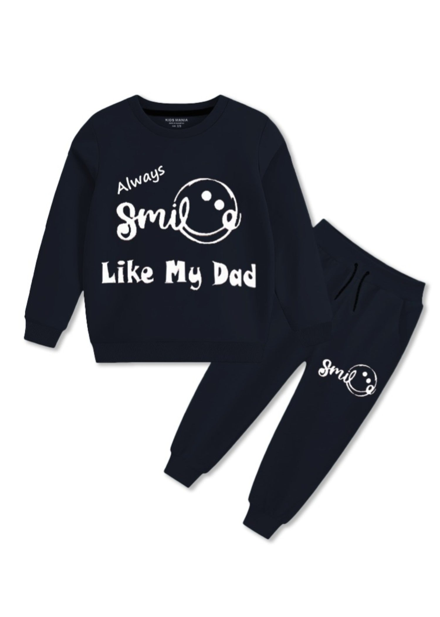 fleece Tracksuit in Prussian blue