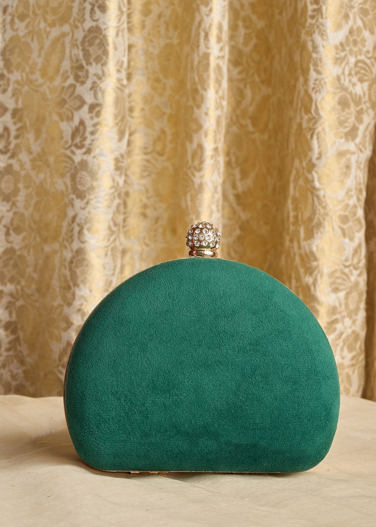 Clutch in Green Color by - Trendy Women Clutch OSJ9445