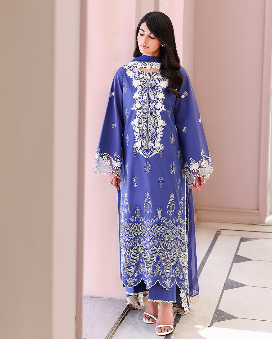 Veil of Summer Chikankari Lawn Edit – Blanc Mirage