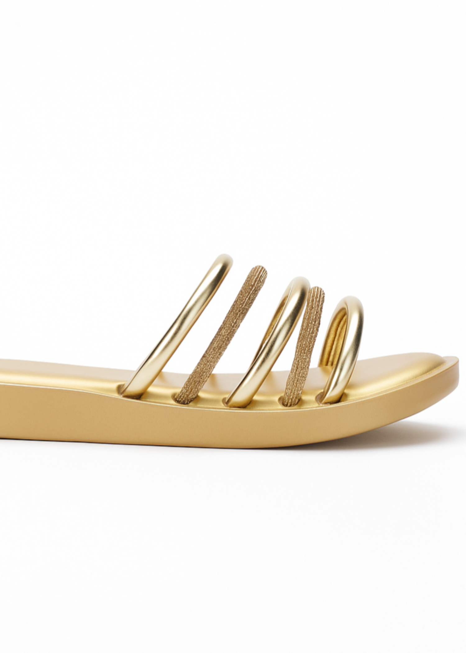 Slides in Autumn gold by - High Quality Women Slides MTZ8598