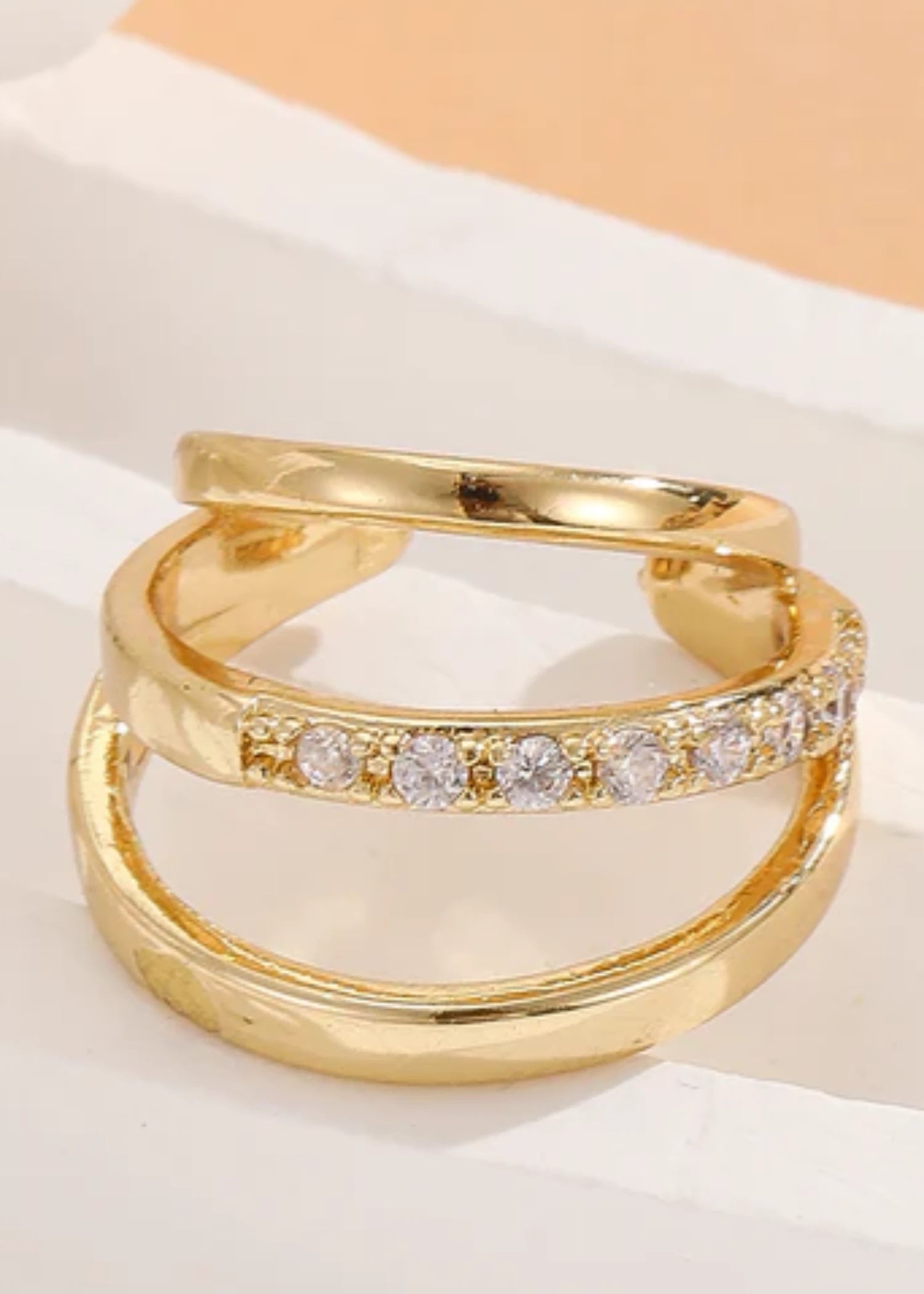 Earrings in Gold Color by - Trendy Women Earrings LIQ3693
