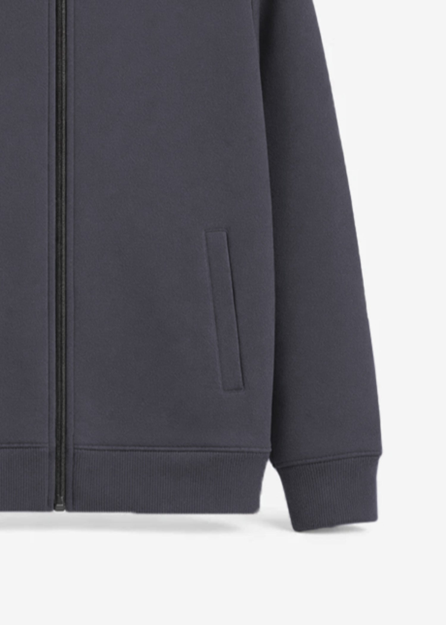 fleece Jacket in Dark grey