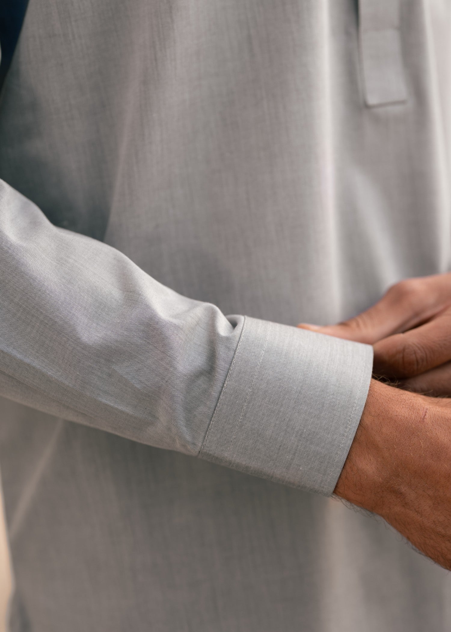 cotton Shalwar Kameez in Grey