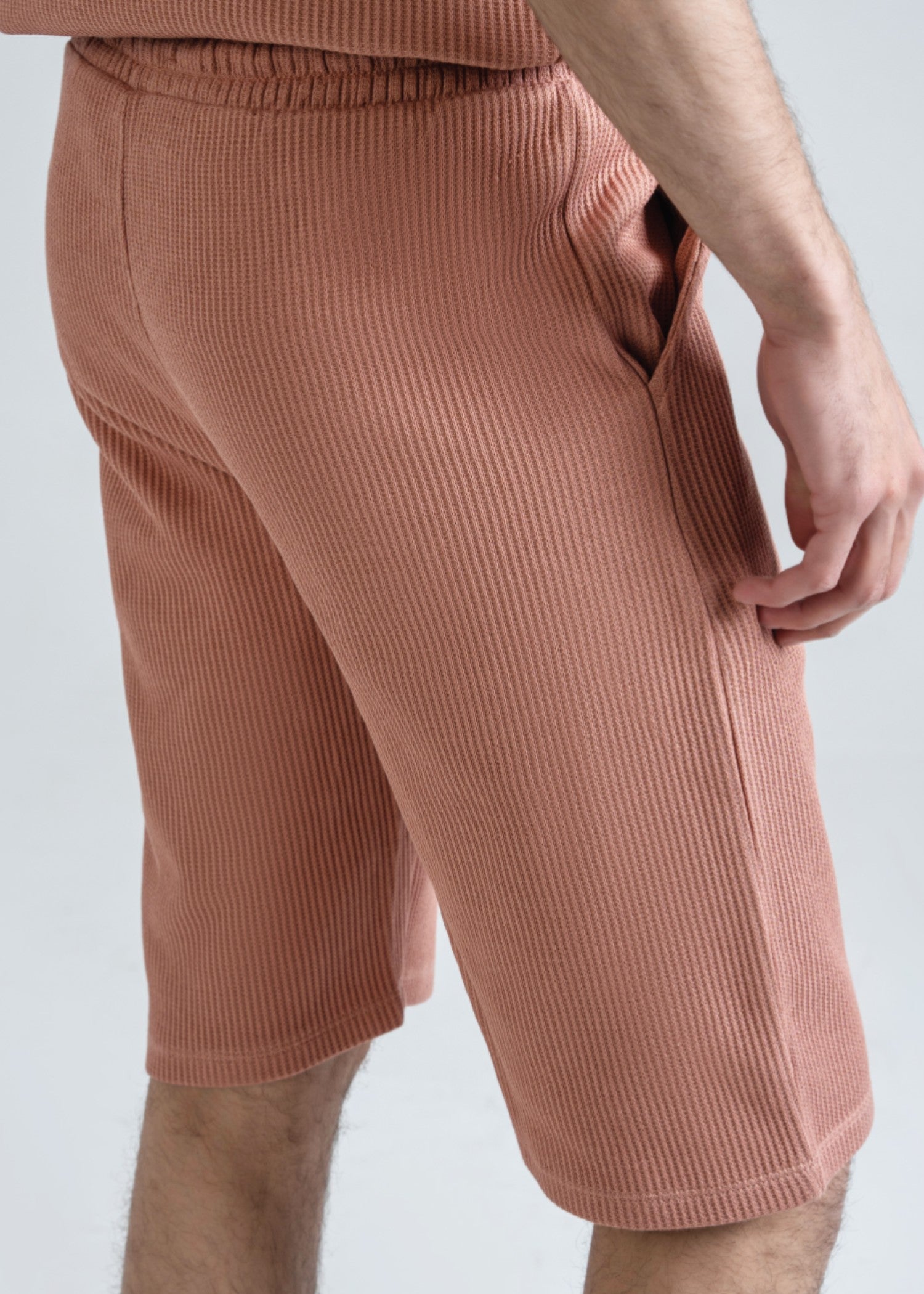 cotton Shorts in Peach pink