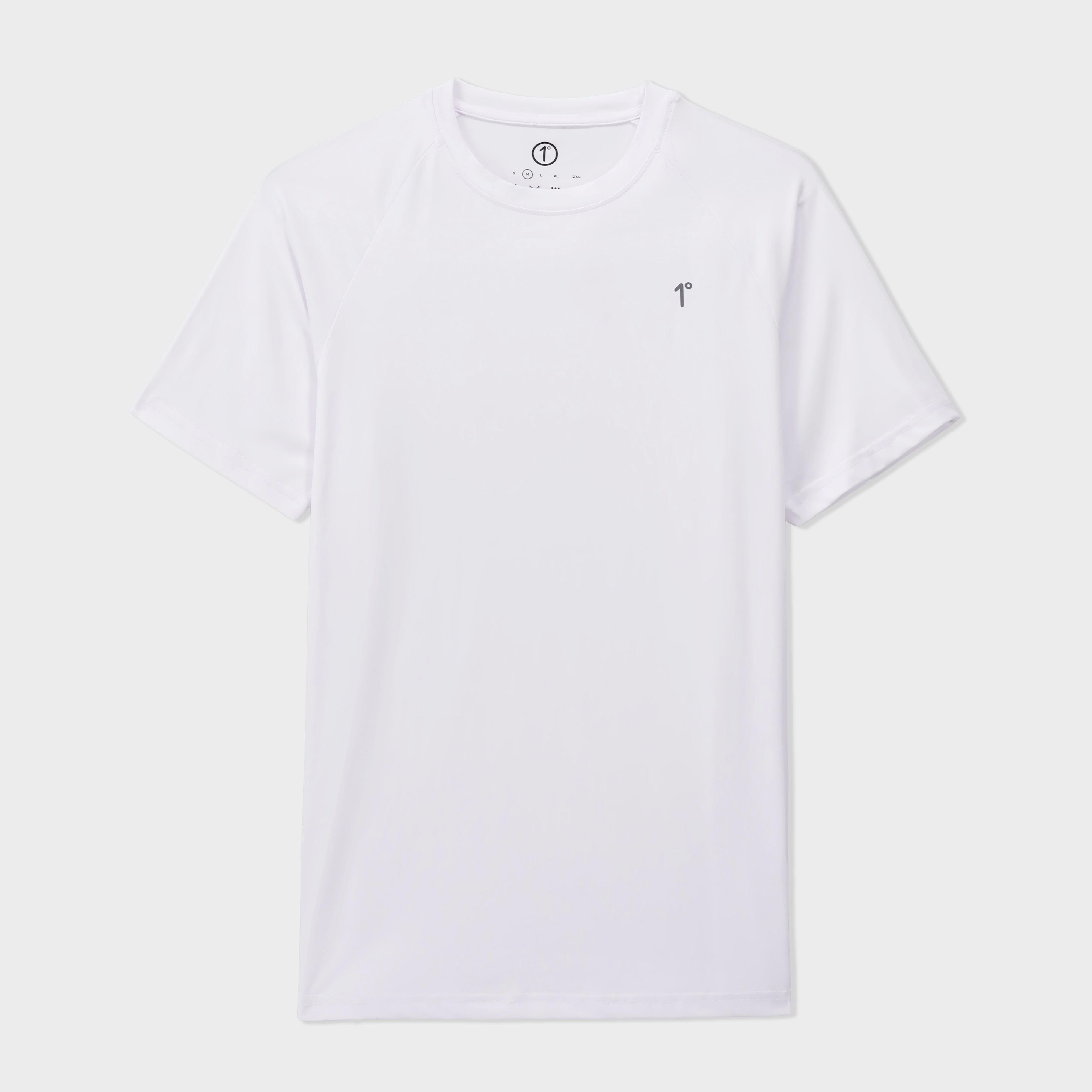 twill cotton T Shirt in White smoke