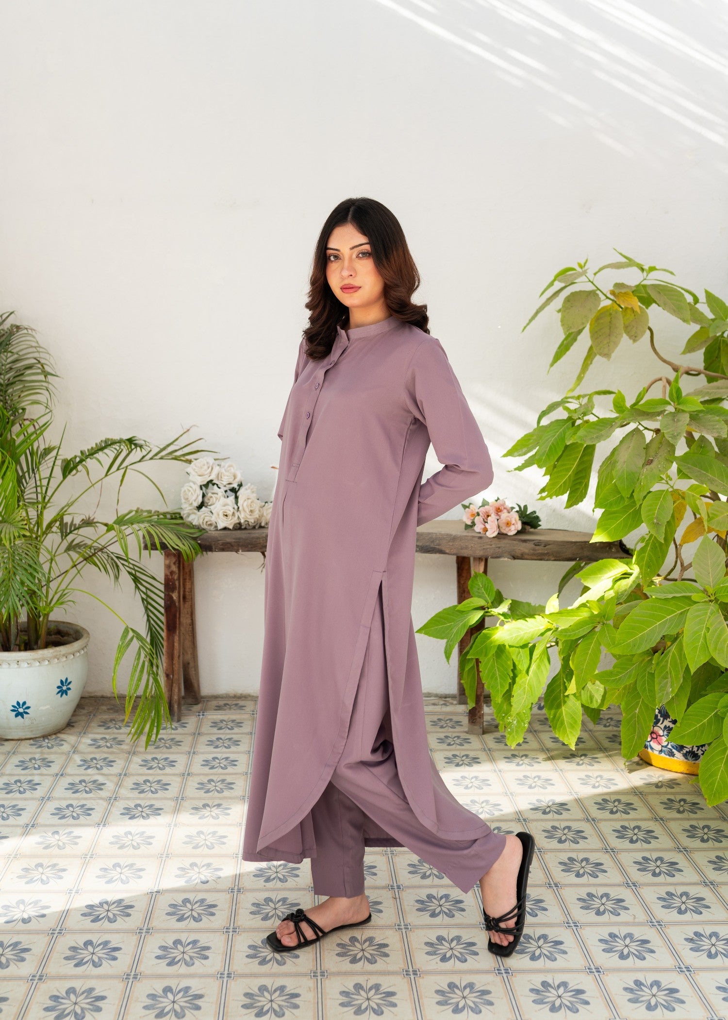 poly grip Co Ord Sets in Frosted lavender