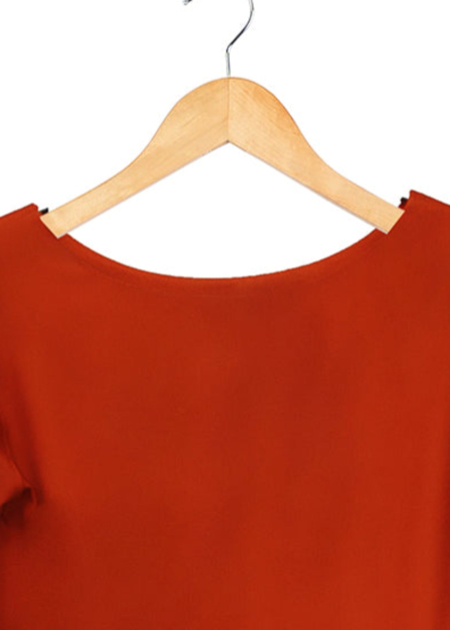 crepe Top in Red
