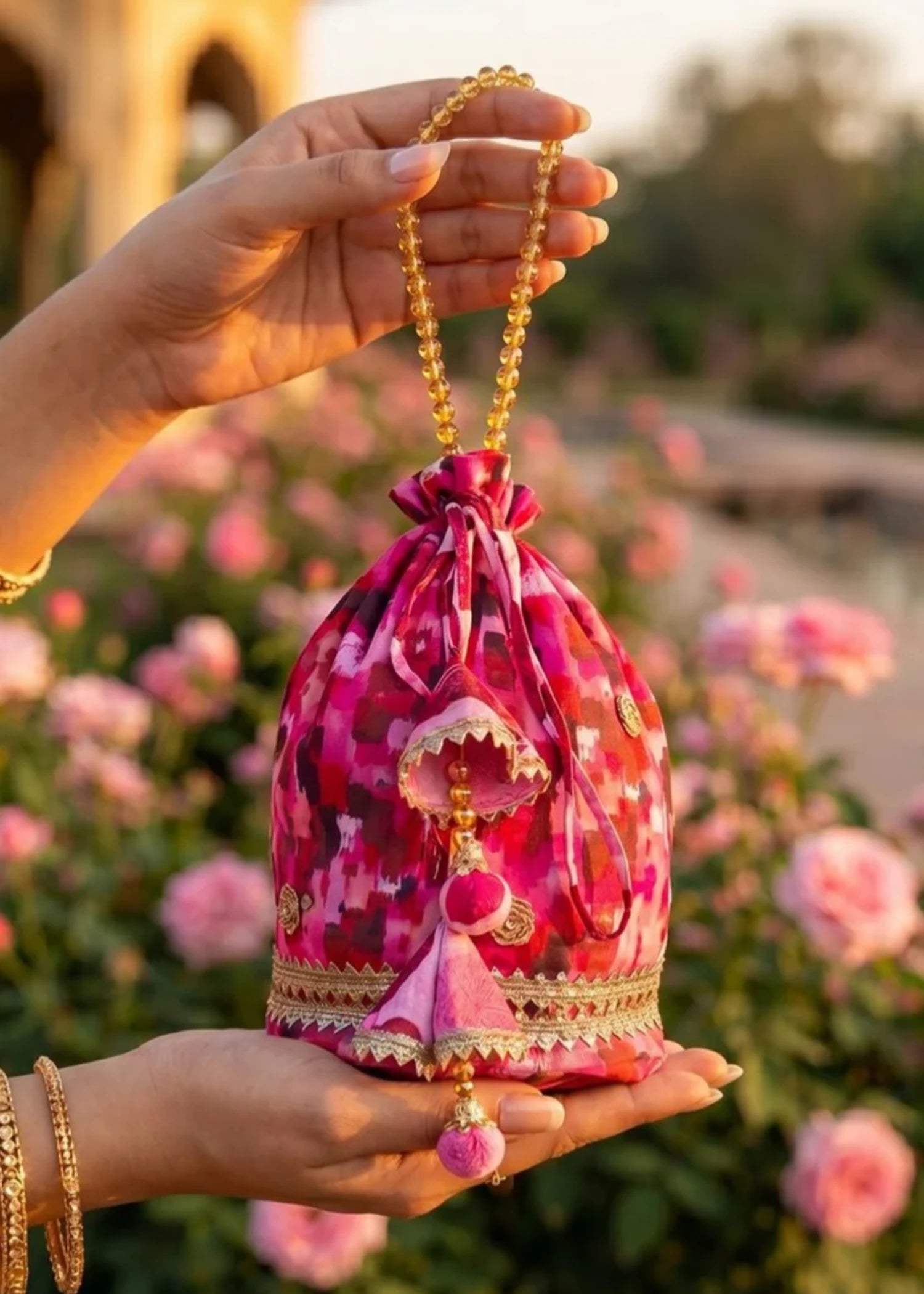 lawn Maxi in Magenta
