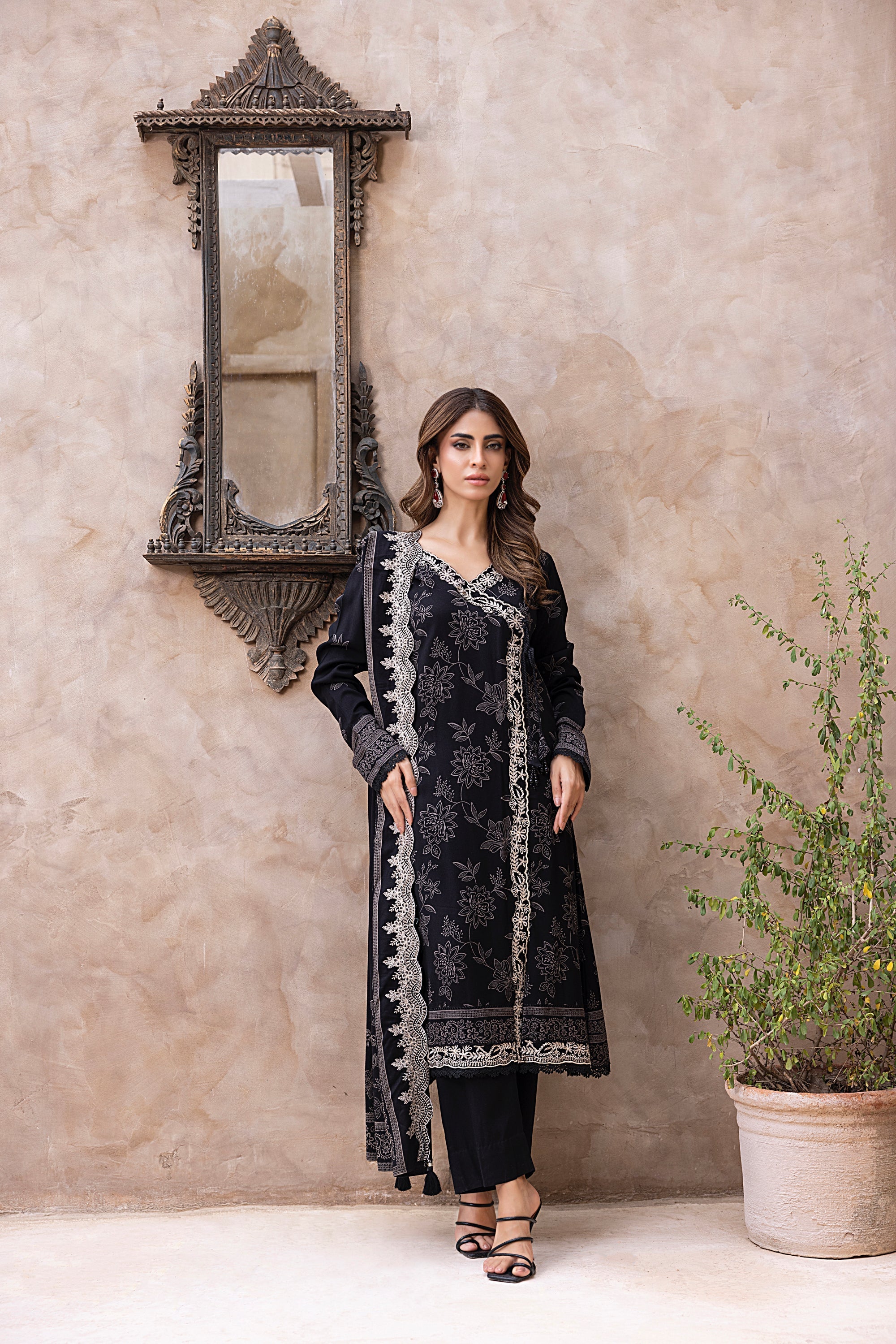 wool Unstitched in Black