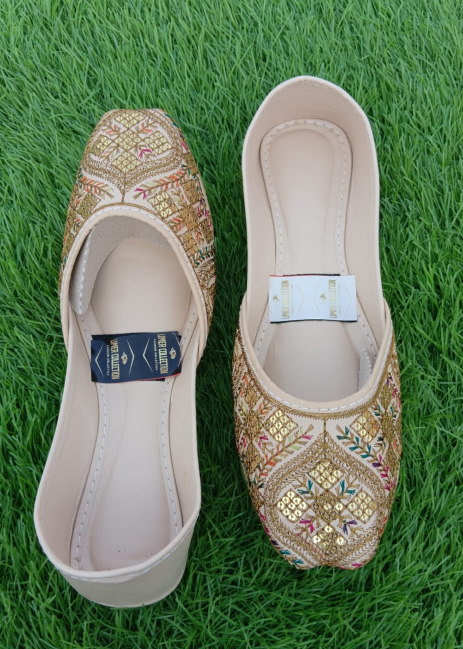 Khussa in Multi by - High Quality Women Khussa XVG6624