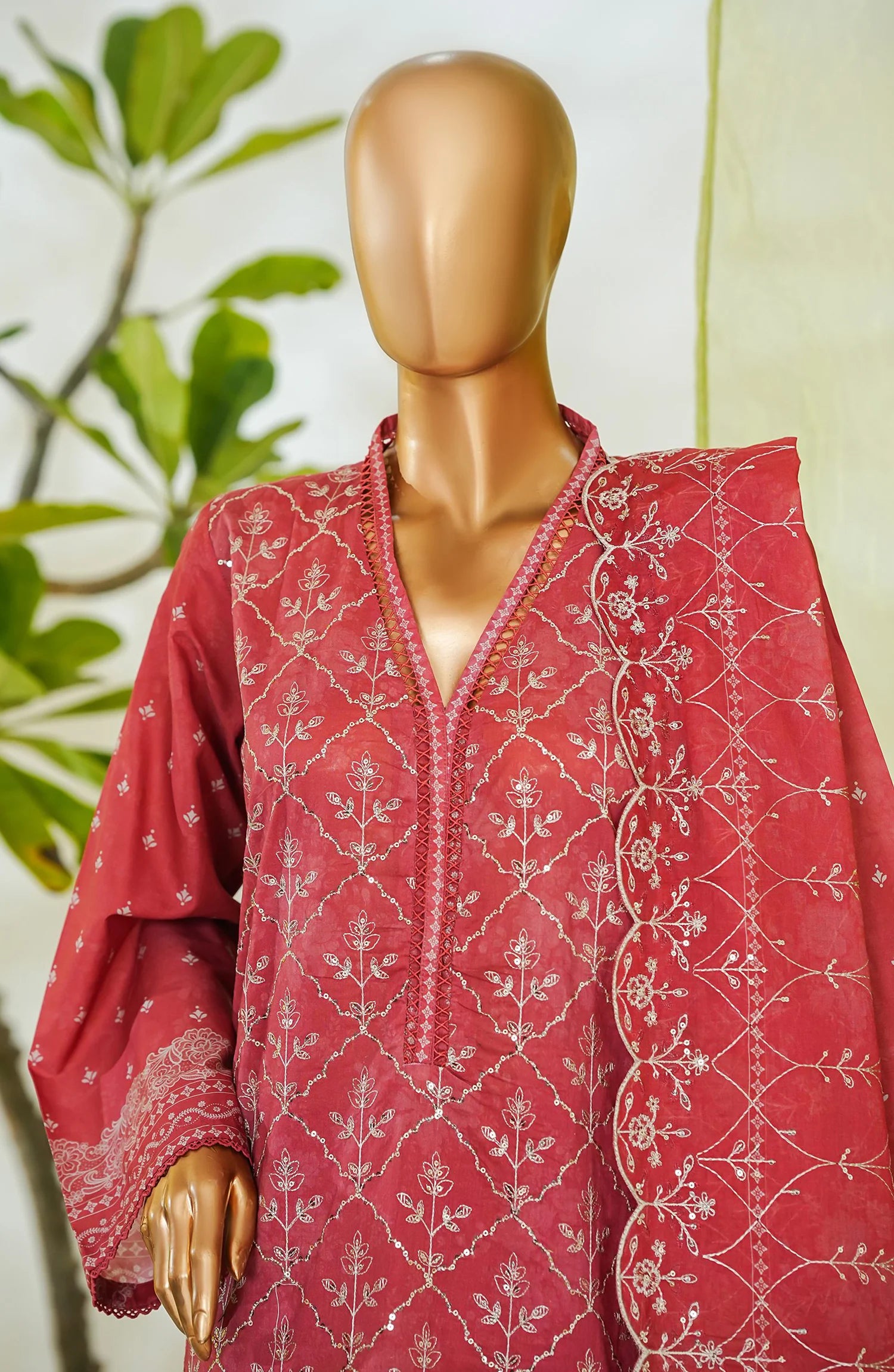 RTW White & White Embroidered Lawn – 6