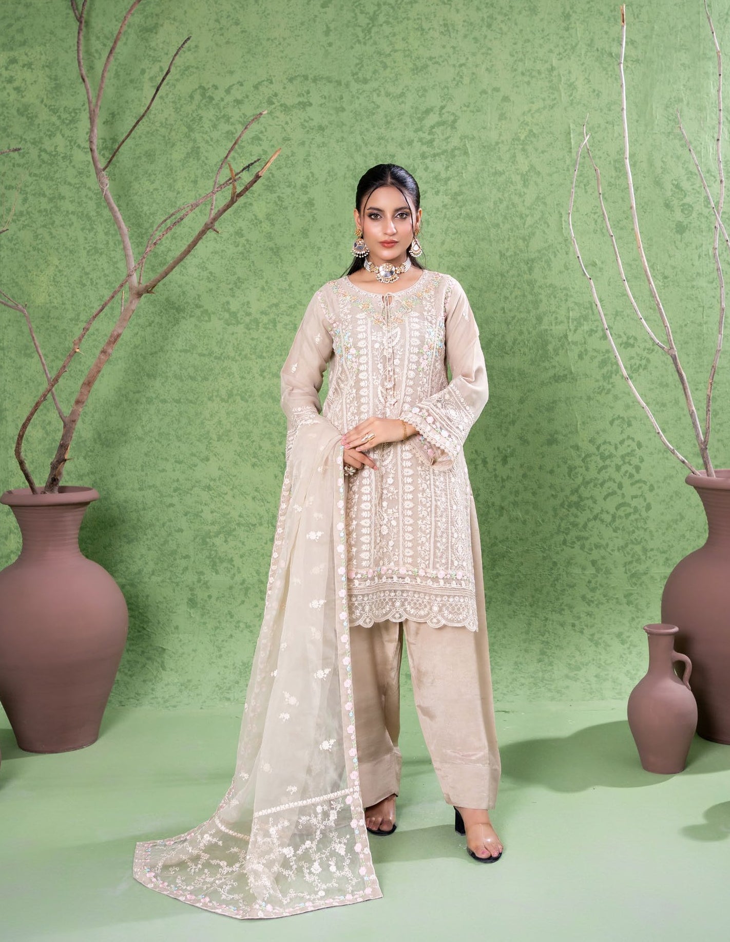 Kahani Festive Pret Organza Formals – D-3