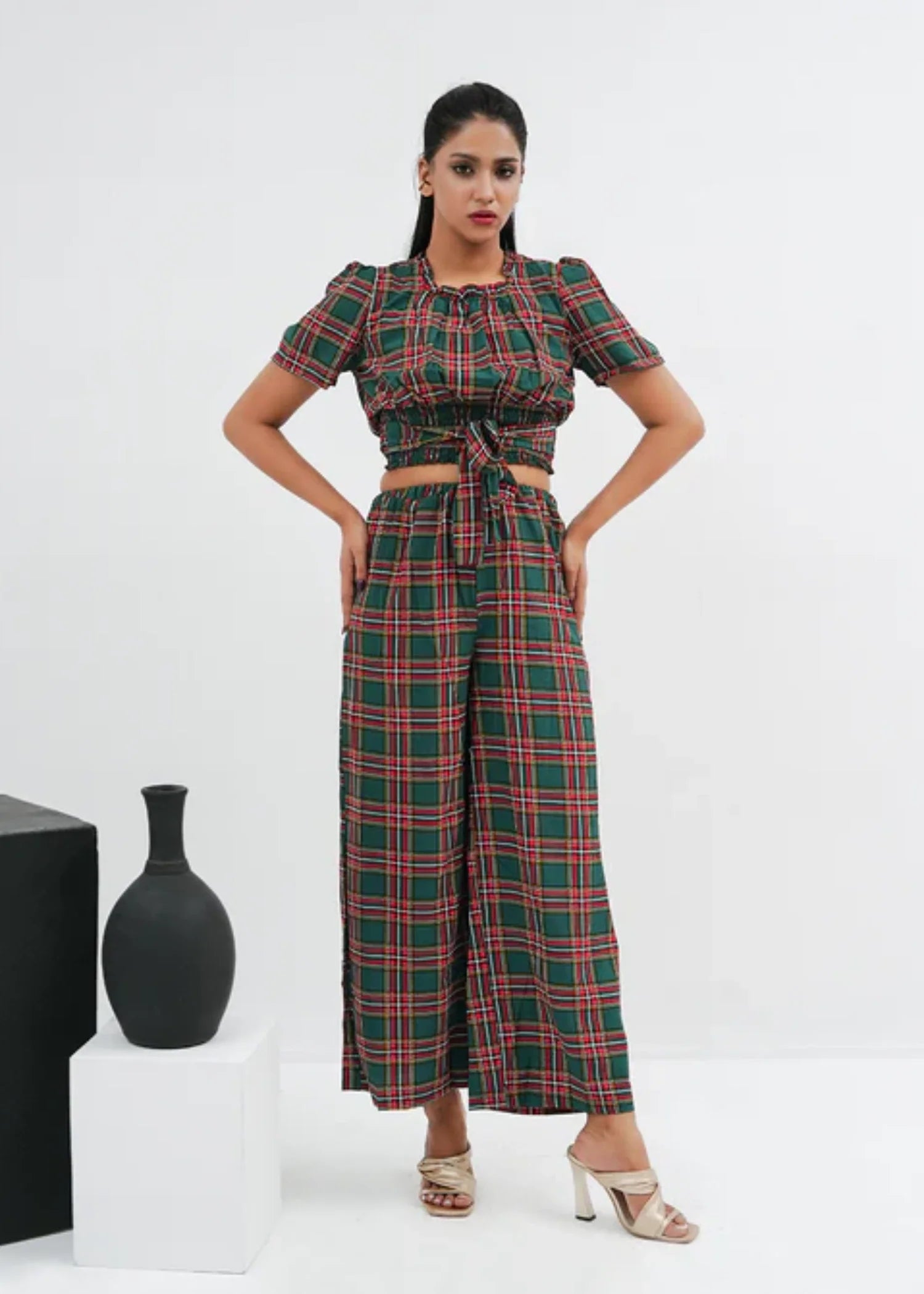 chiffon Co Ord Sets in Green