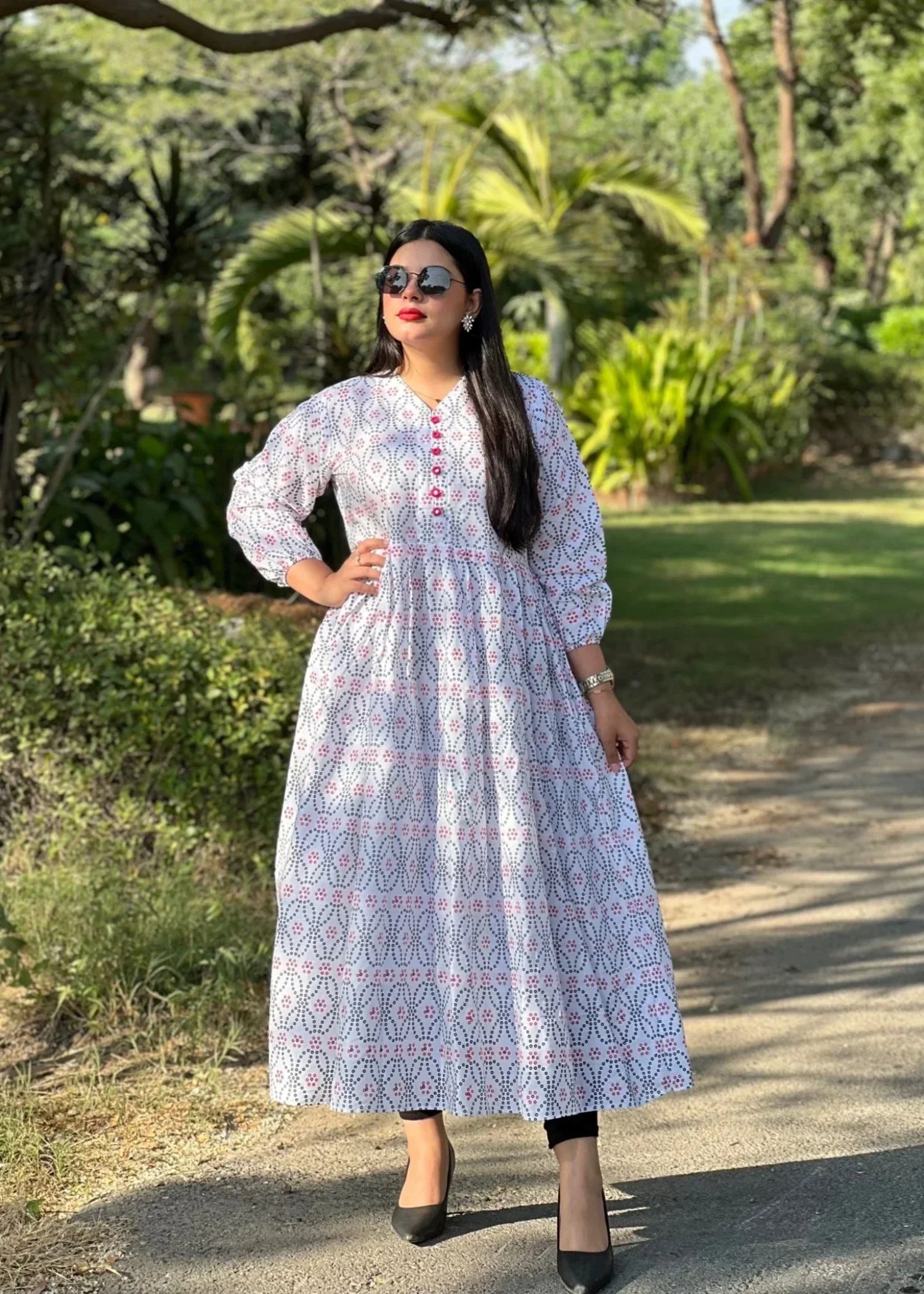 dhanak Maxi in White