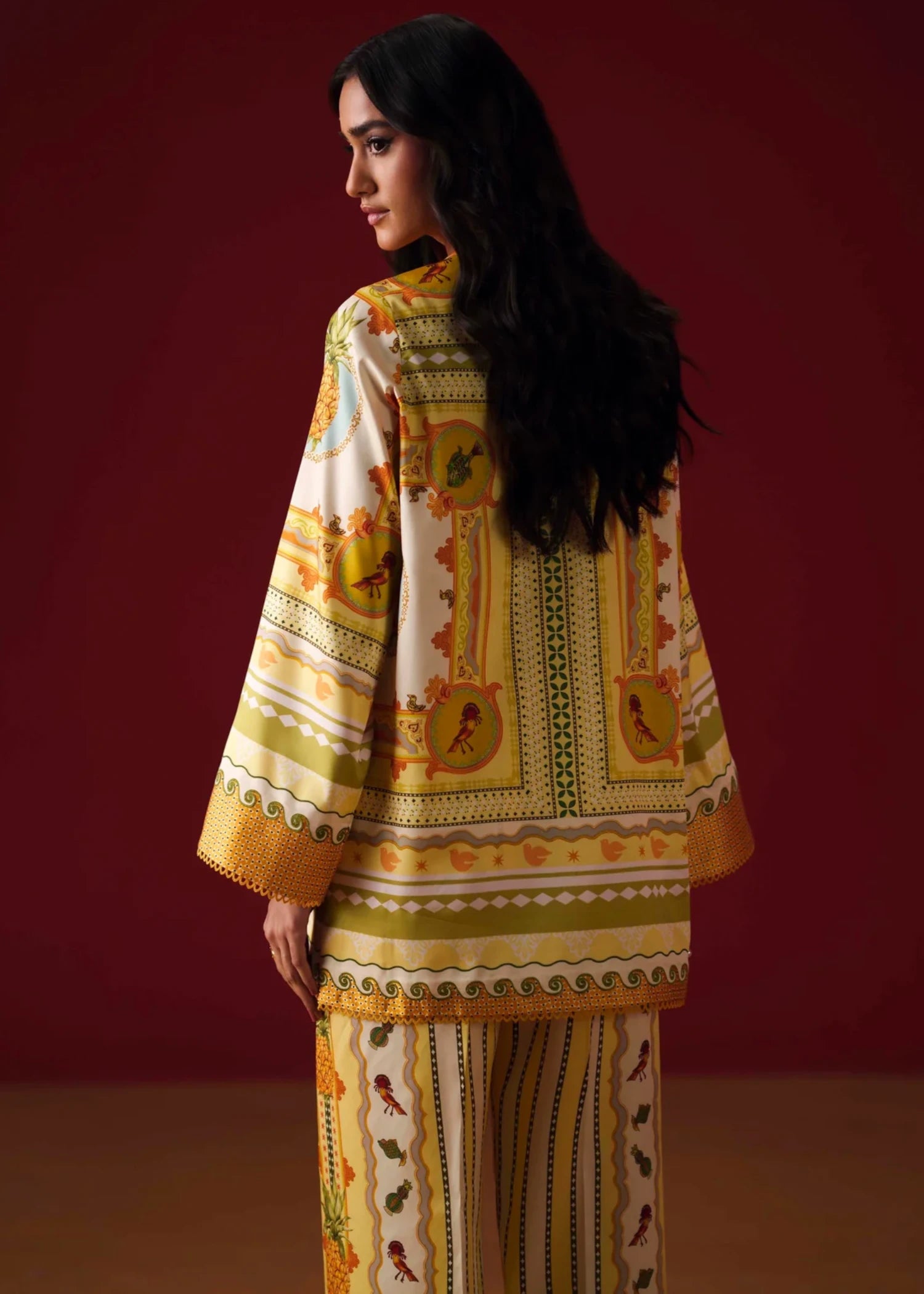crepe Co Ord Sets in Mellow yellow