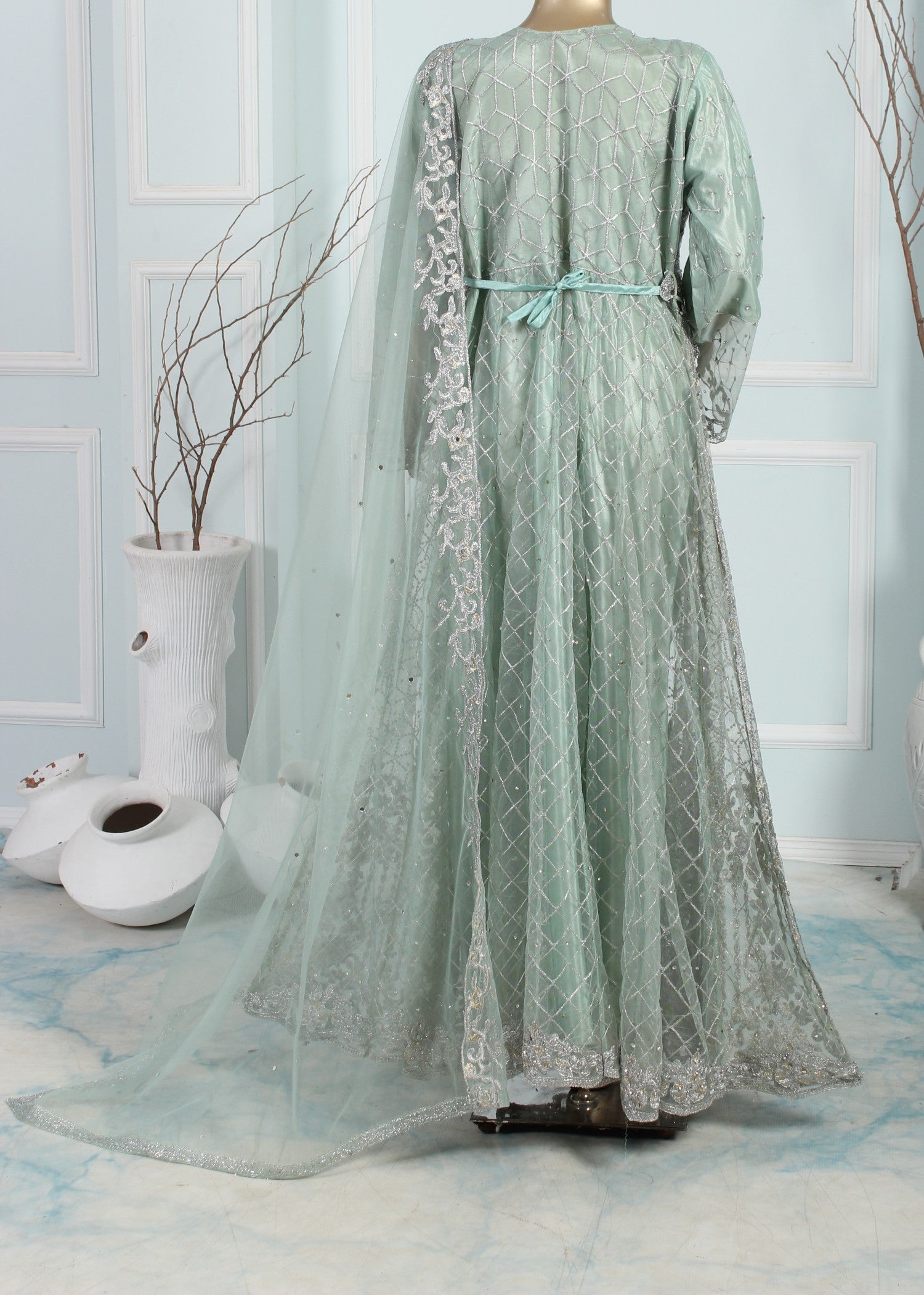 net Maxi in Moss green