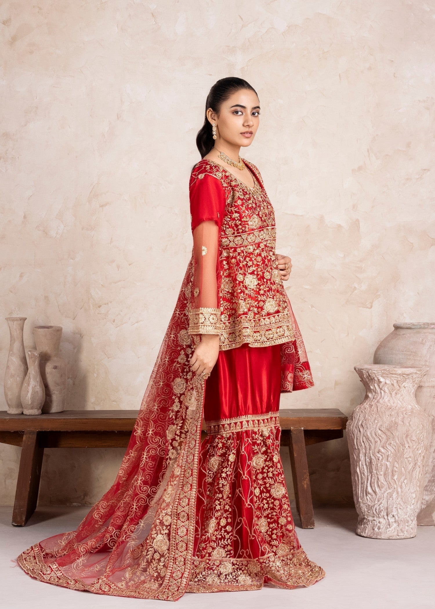 net Gharara in Red