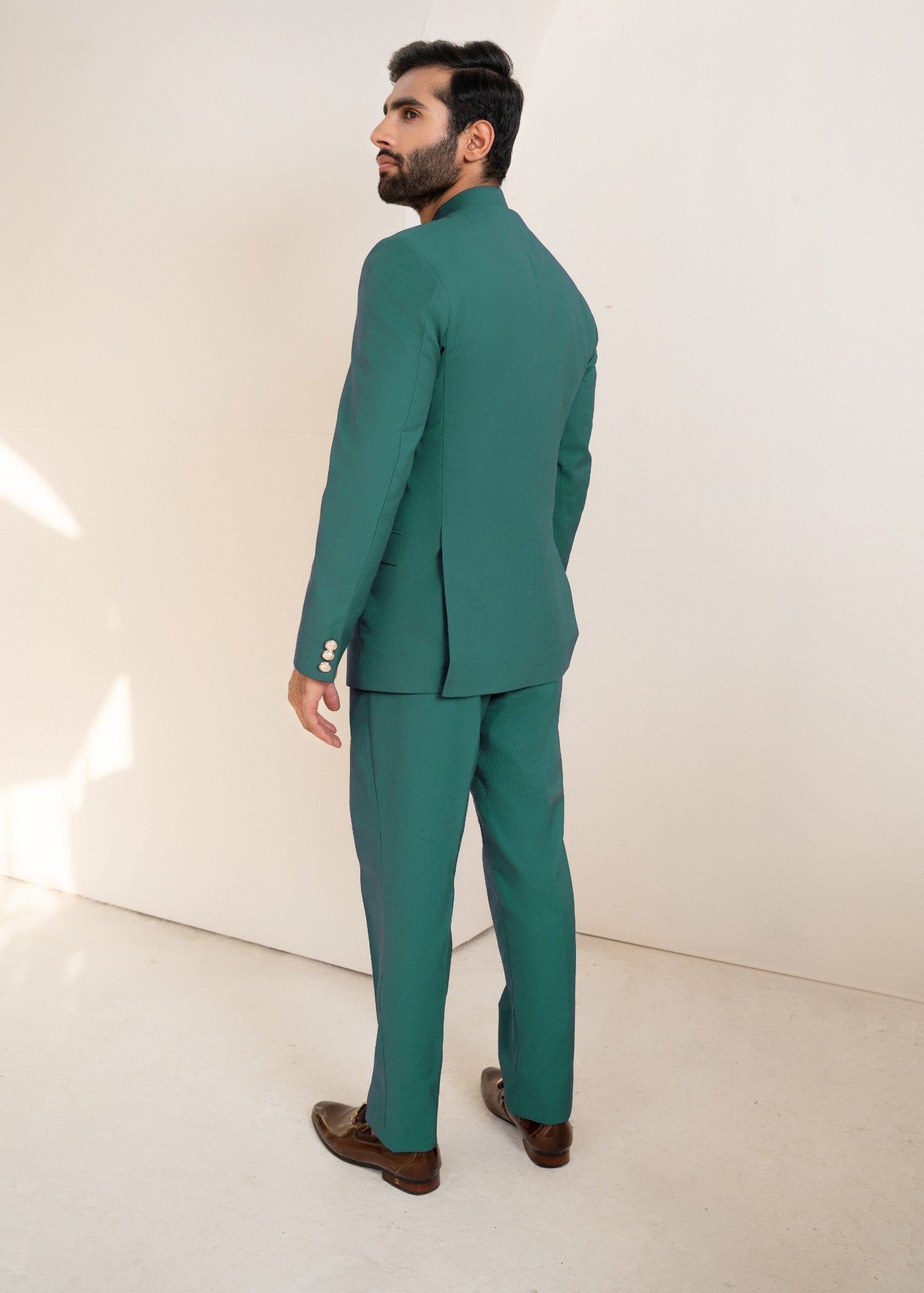 tropical Prince Coat in Turquoise