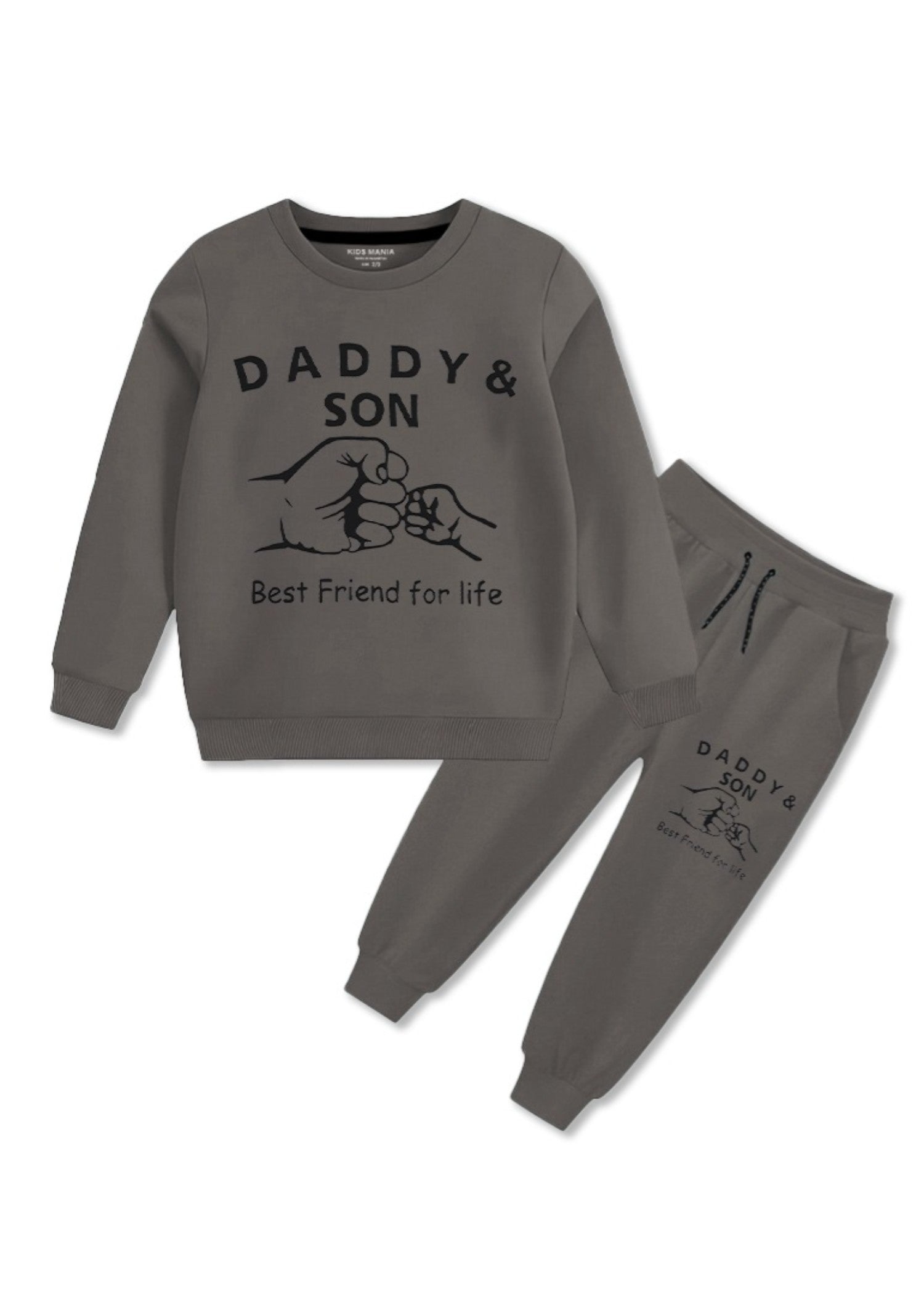 fleece Tracksuit in Dim grey