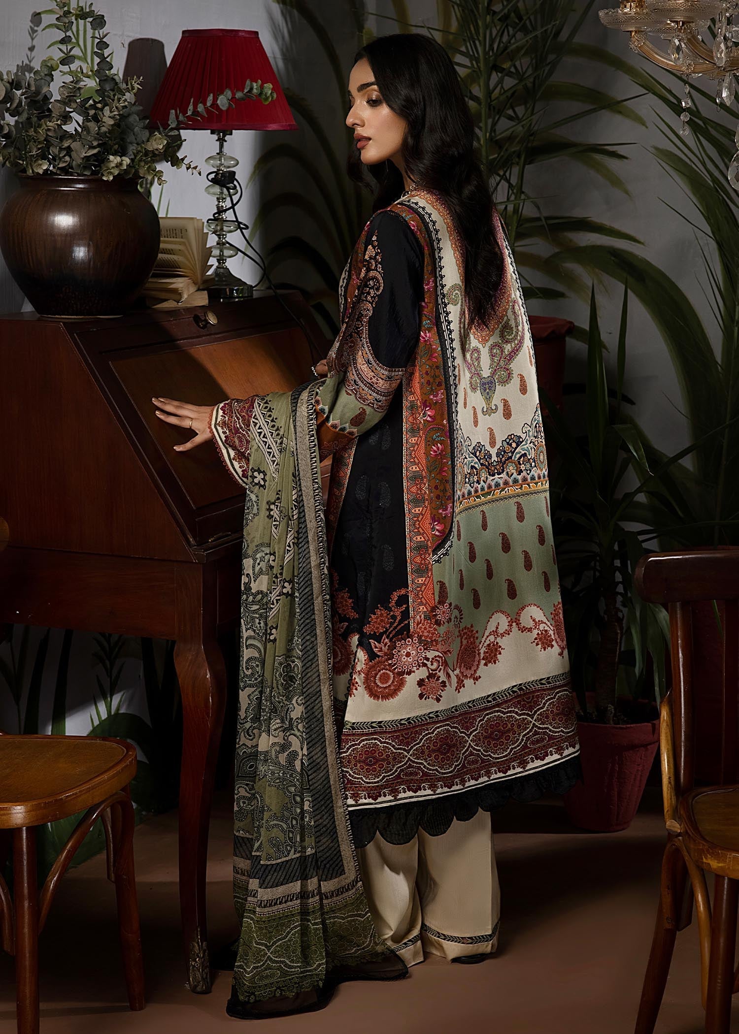 viscose Unstitched in Beige