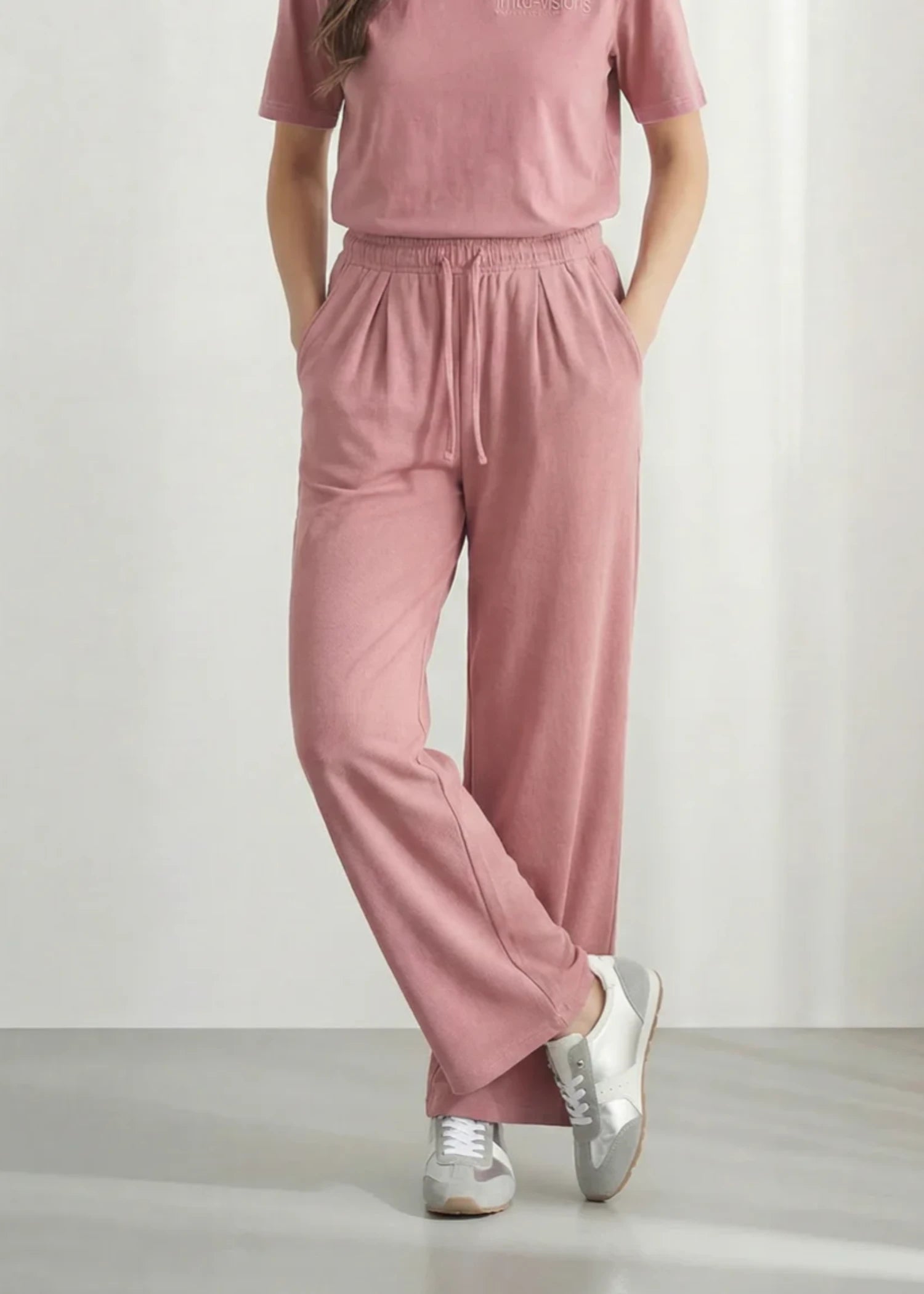 cotton Trousers in Pink