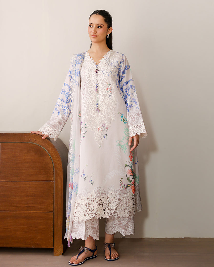 Sunlit Tales Lawn – Ivory Gleam