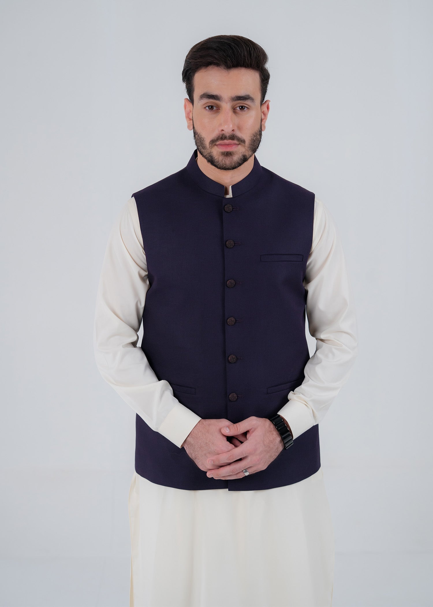suiting Waistcoat in Dark blue
