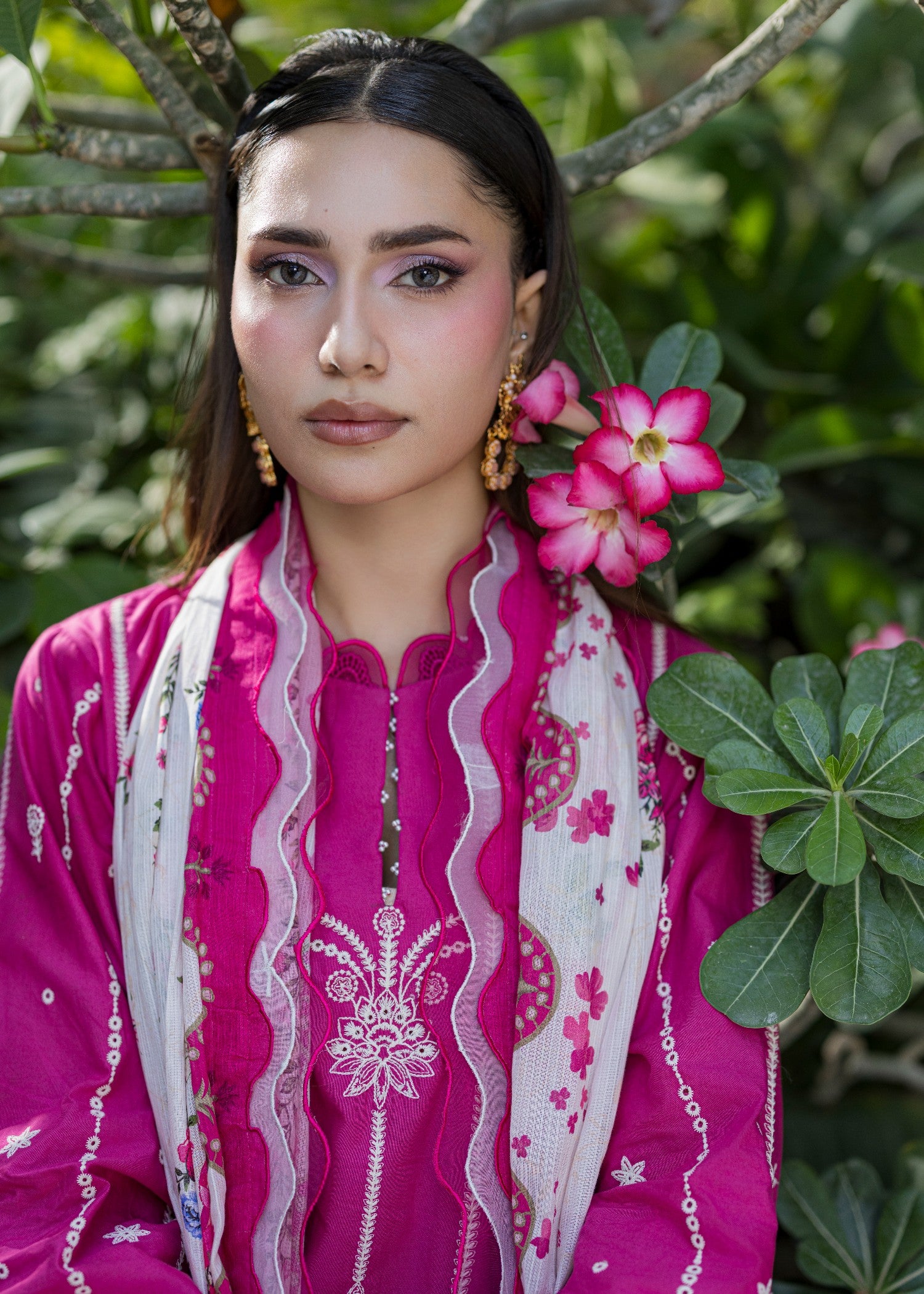 cotton Unstitched in Magenta