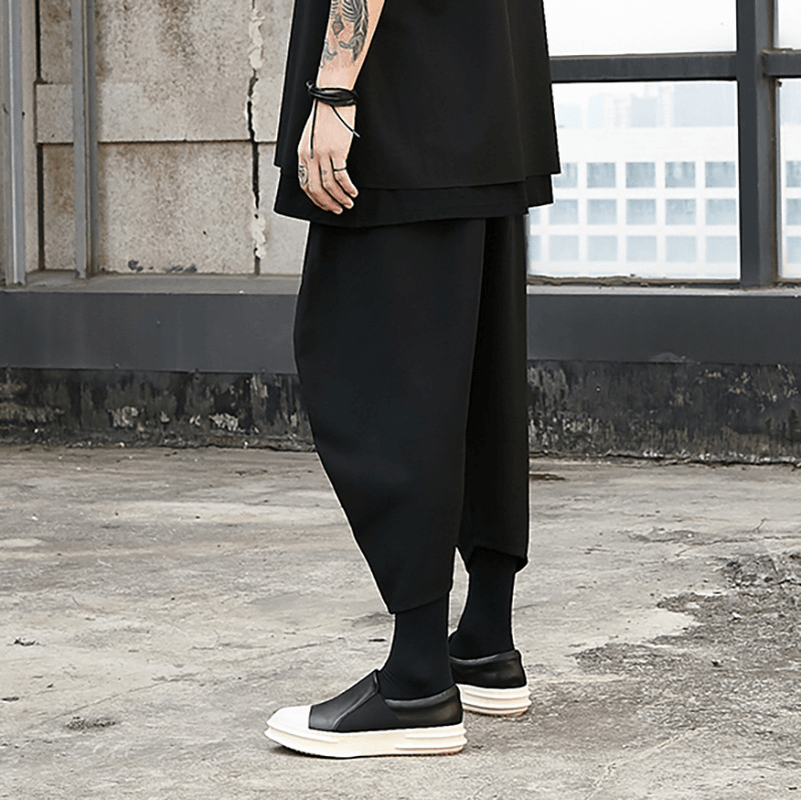 Chinese Literary Style Profile Harem Pants