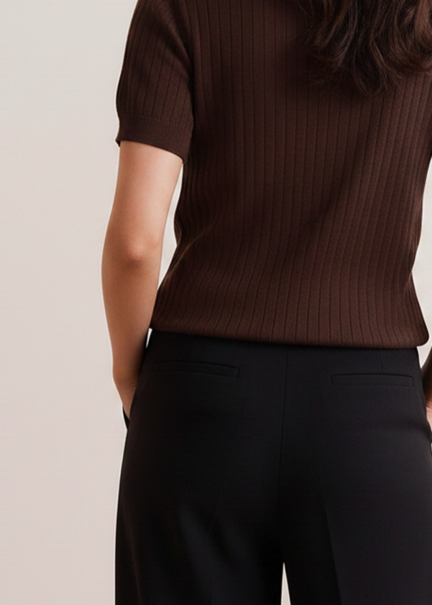 cotton Cardigan in Chocolate brown