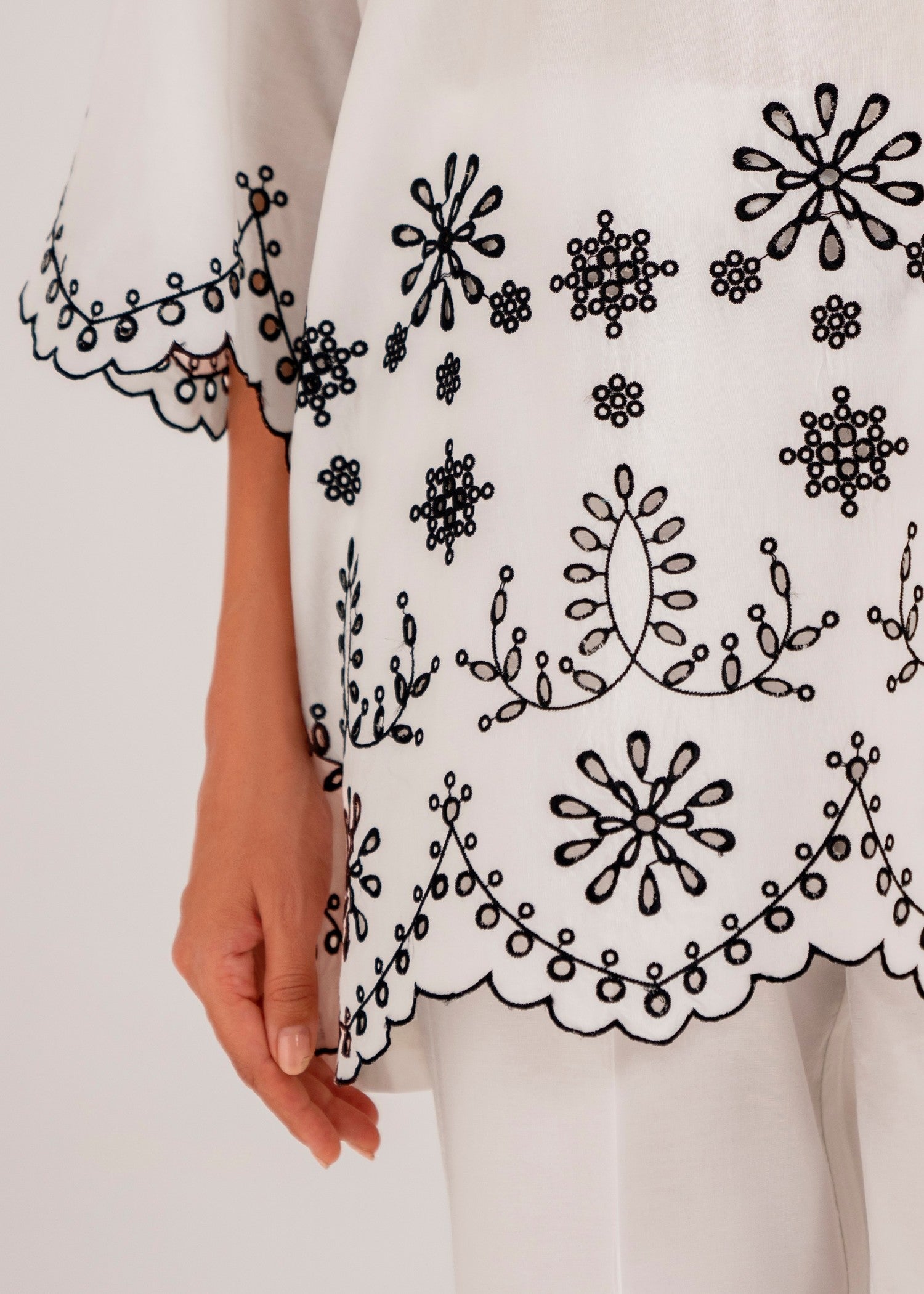 cotton Co Ord Sets in Eggshell